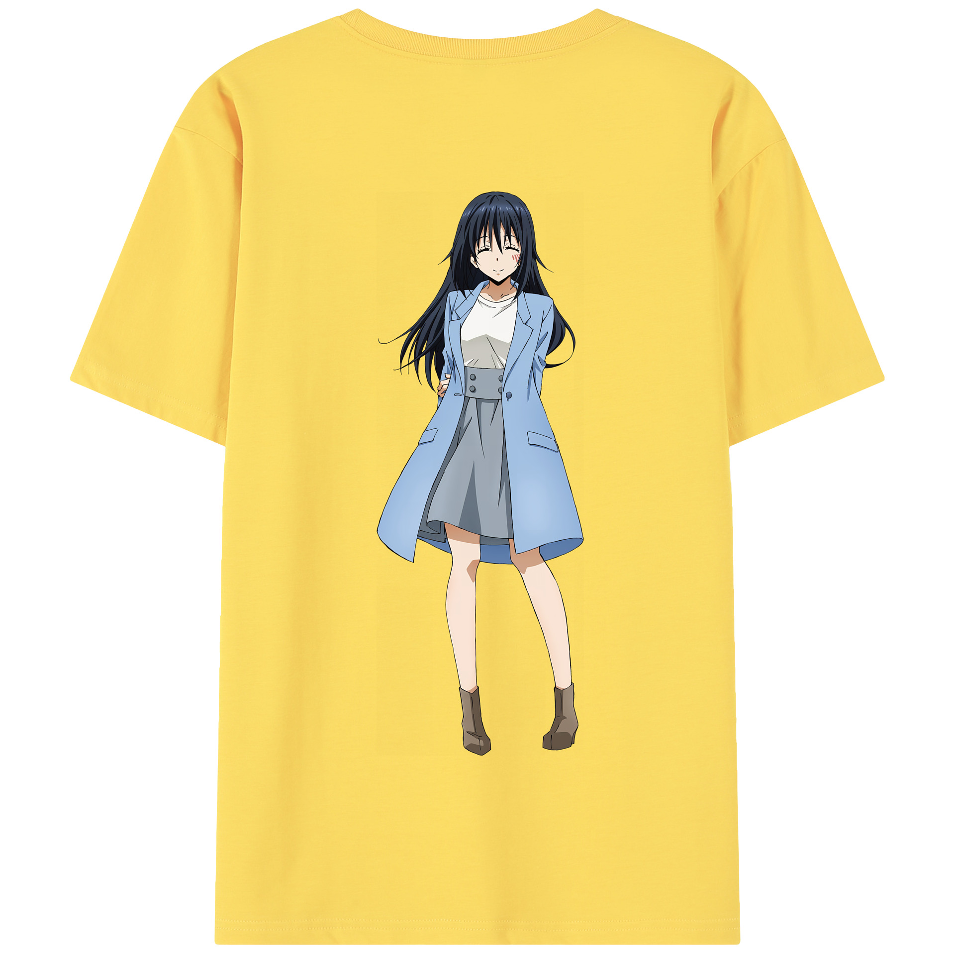 （画像用） 転スラ Regarding Reincarnated to Slime 綿100％半袖Tシャツ（背面プリント）