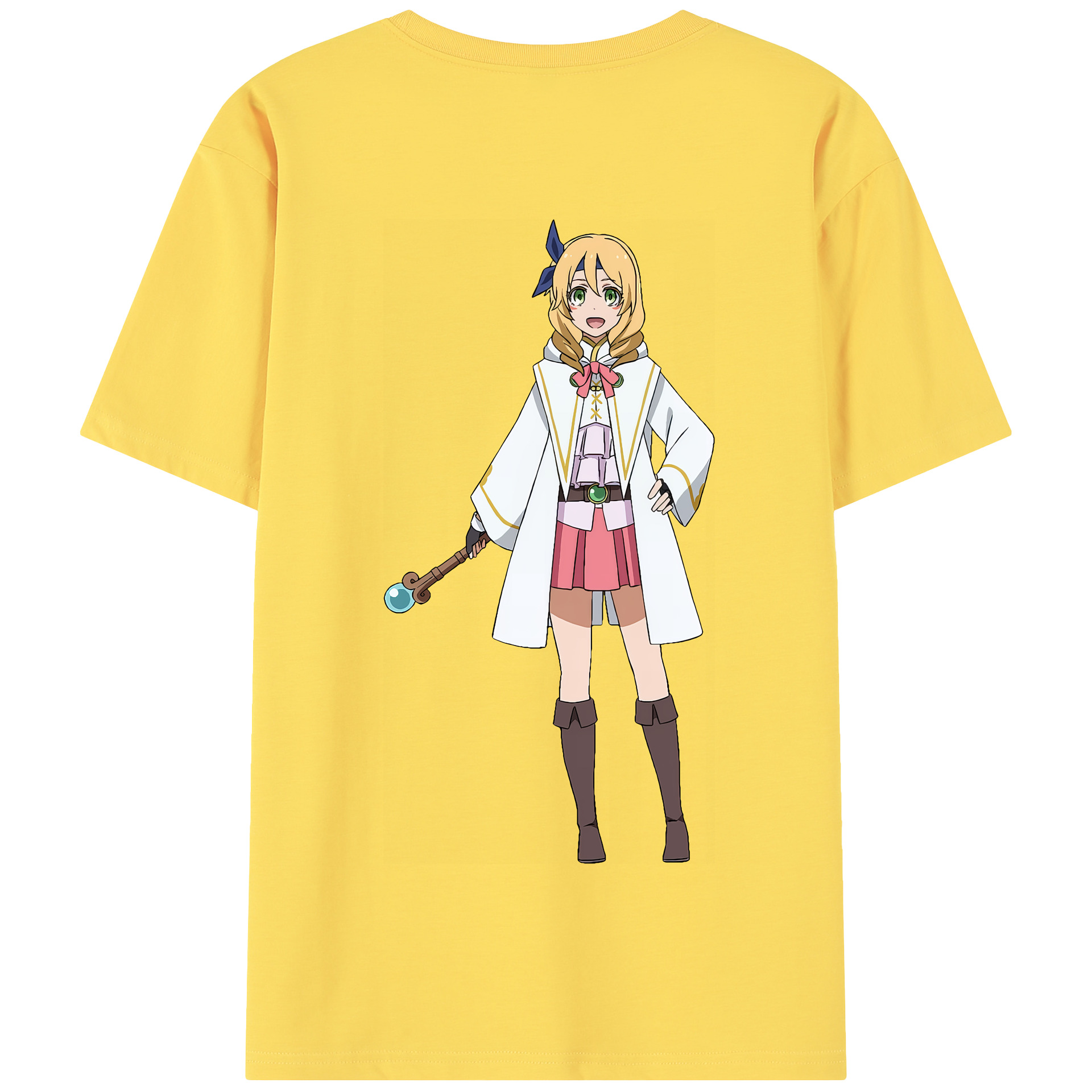 （画像用） 転スラ Regarding Reincarnated to Slime 綿100％半袖Tシャツ（背面プリント）