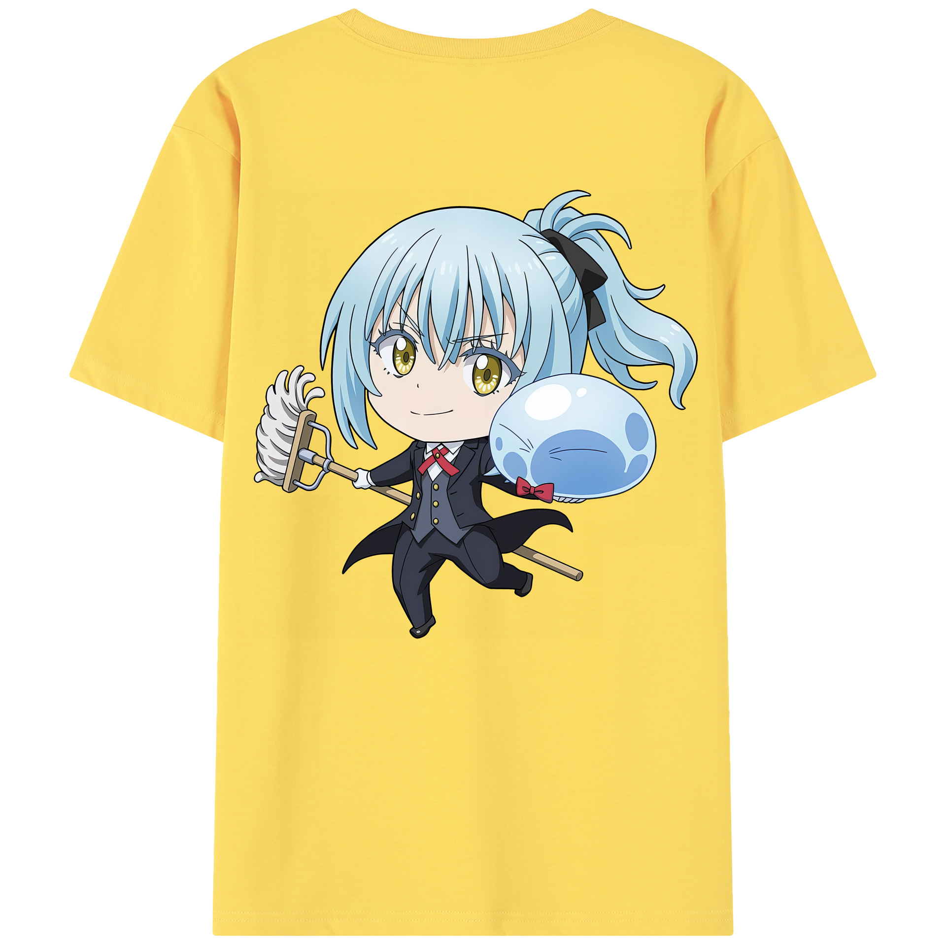 （画像用） 転スラ Regarding Reincarnated to Slime 綿100％半袖Tシャツ（背面プリント）