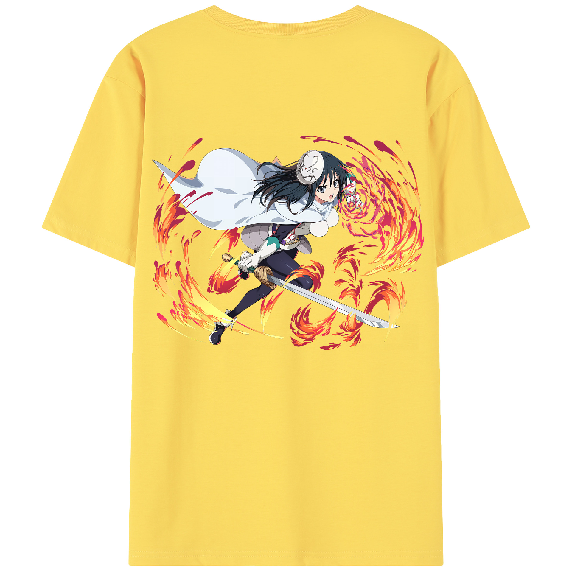 （画像用） 転スラ Regarding Reincarnated to Slime 綿100％半袖Tシャツ（背面プリント）