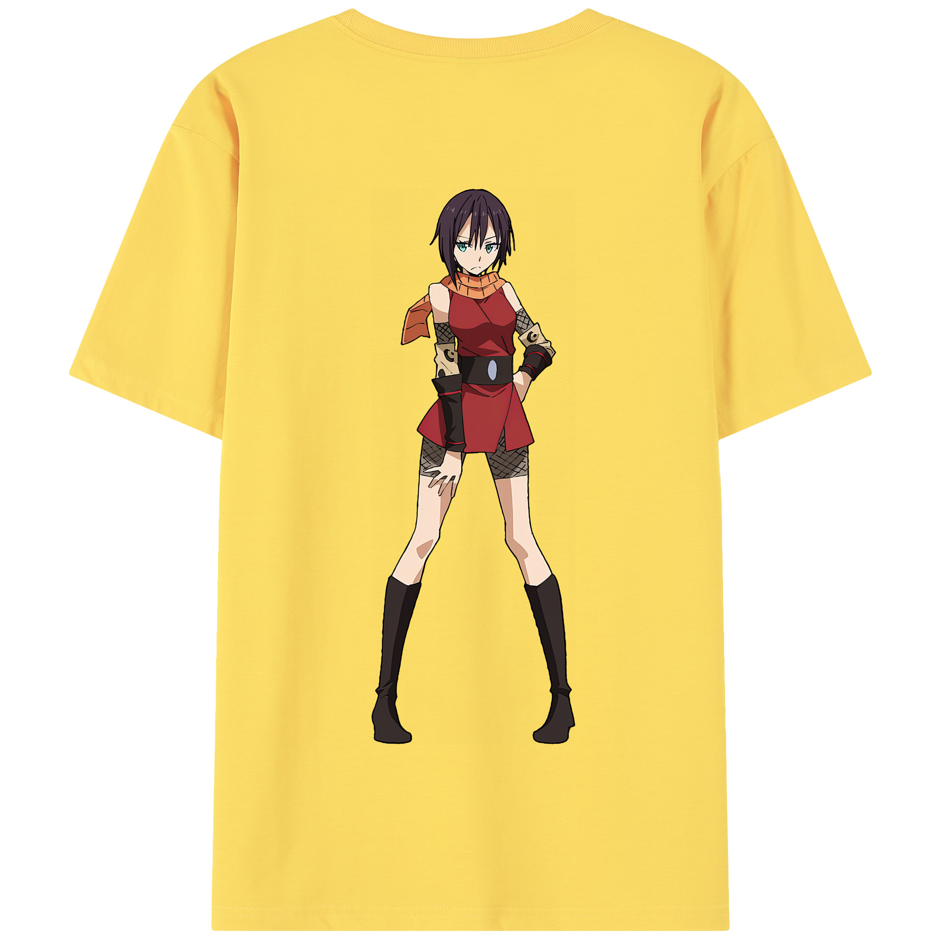 （画像用） 転スラ Regarding Reincarnated to Slime 綿100％半袖Tシャツ（背面プリント）