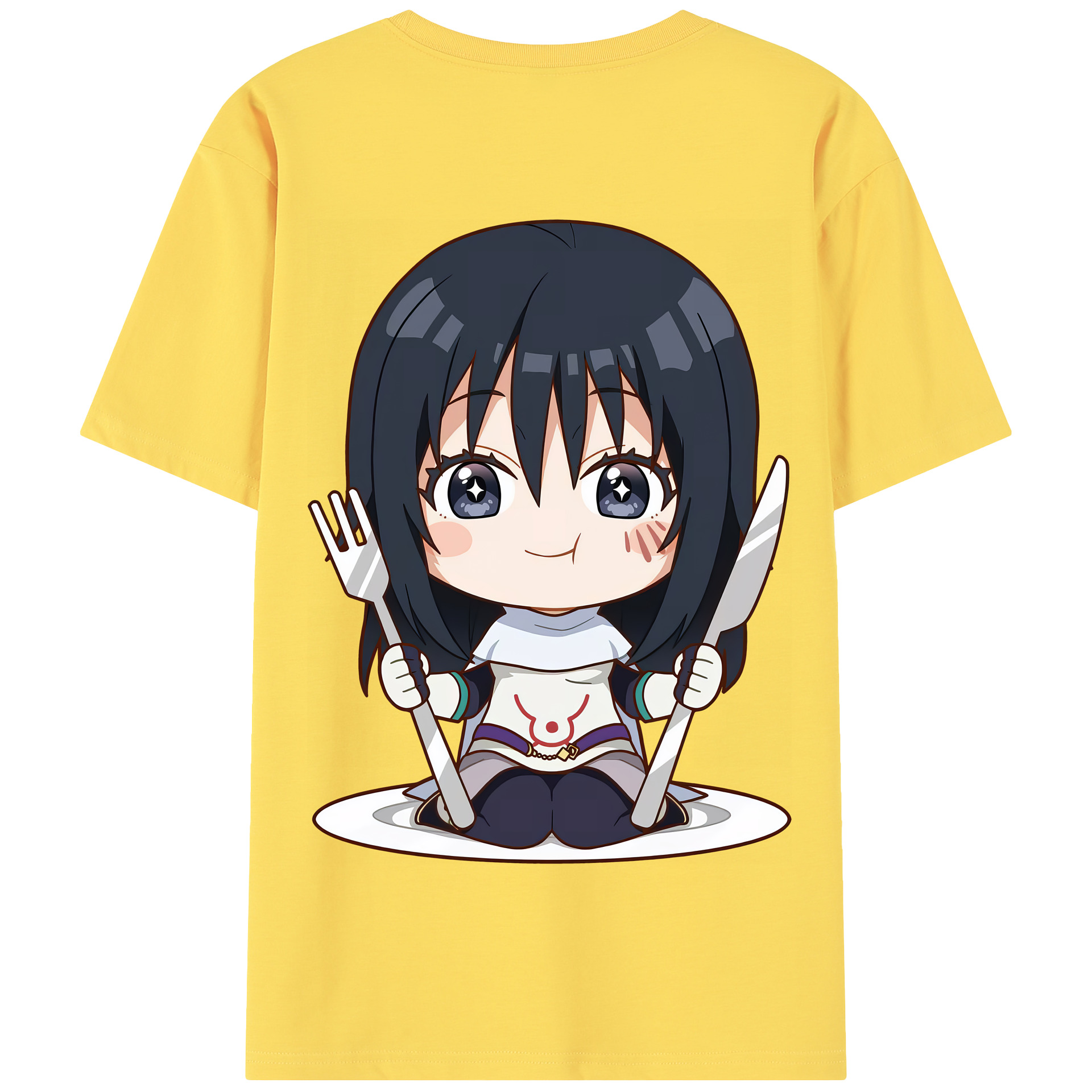 （画像用） 転スラ Regarding Reincarnated to Slime 綿100％半袖Tシャツ（背面プリント）