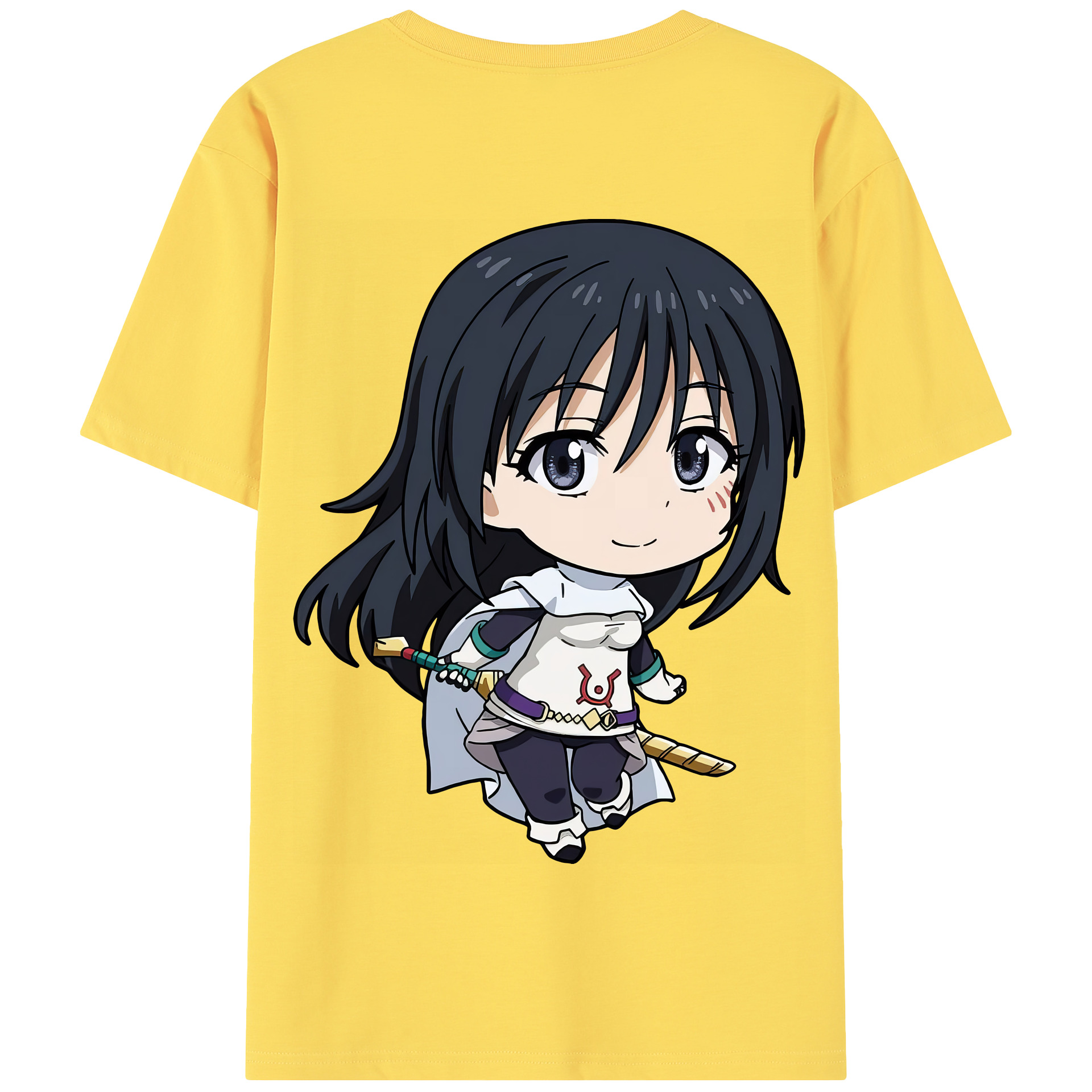 （画像用） 転スラ Regarding Reincarnated to Slime 綿100％半袖Tシャツ（背面プリント）