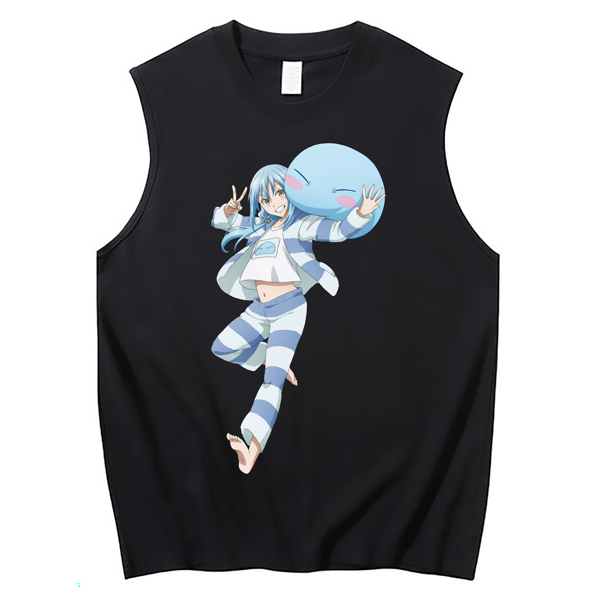 （画像用） 転スラ Regarding Reincarnated to Slime コットン100％タンクトップ（フロントプリント）