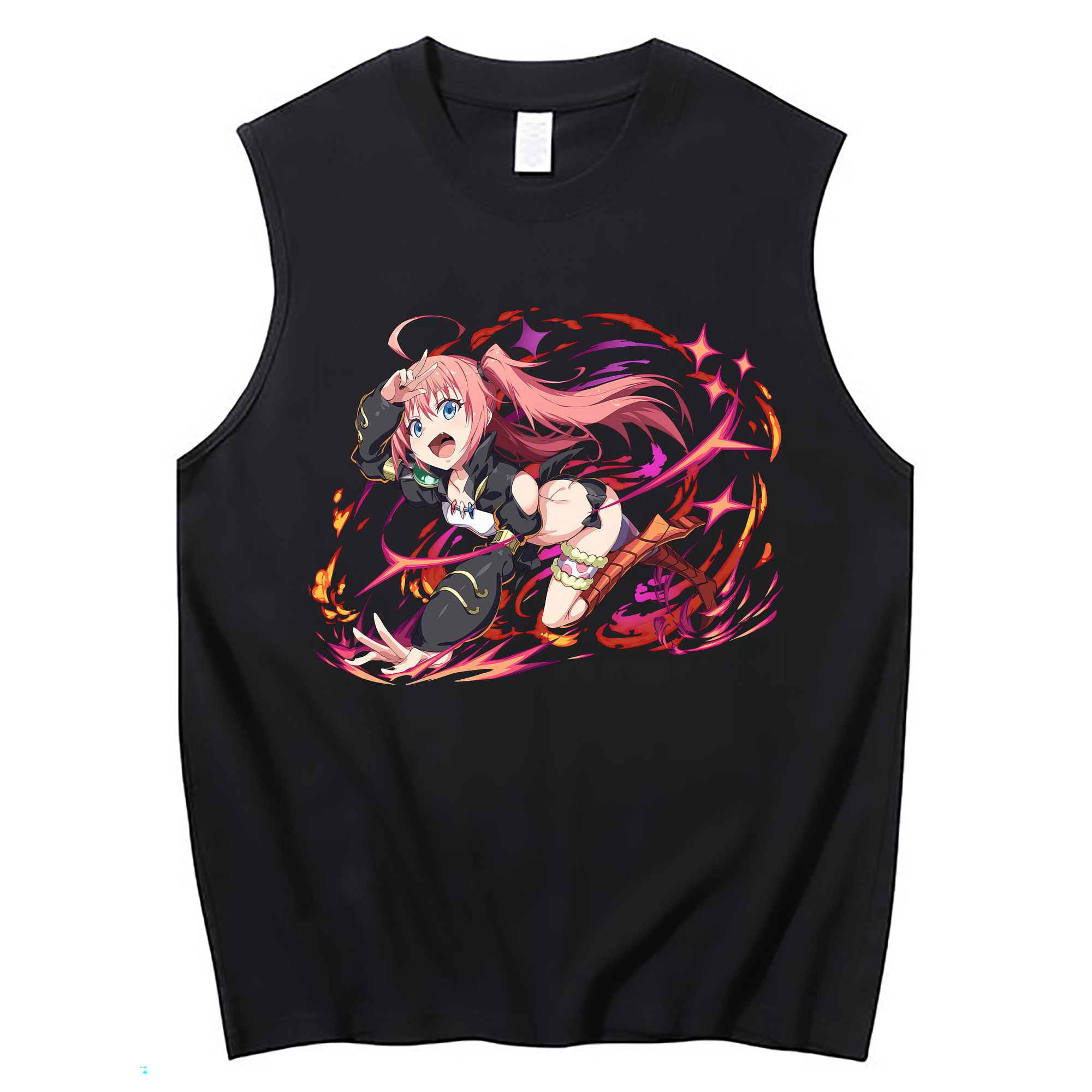 （画像用） 転スラ Regarding Reincarnated to Slime コットン100％タンクトップ（フロントプリント）