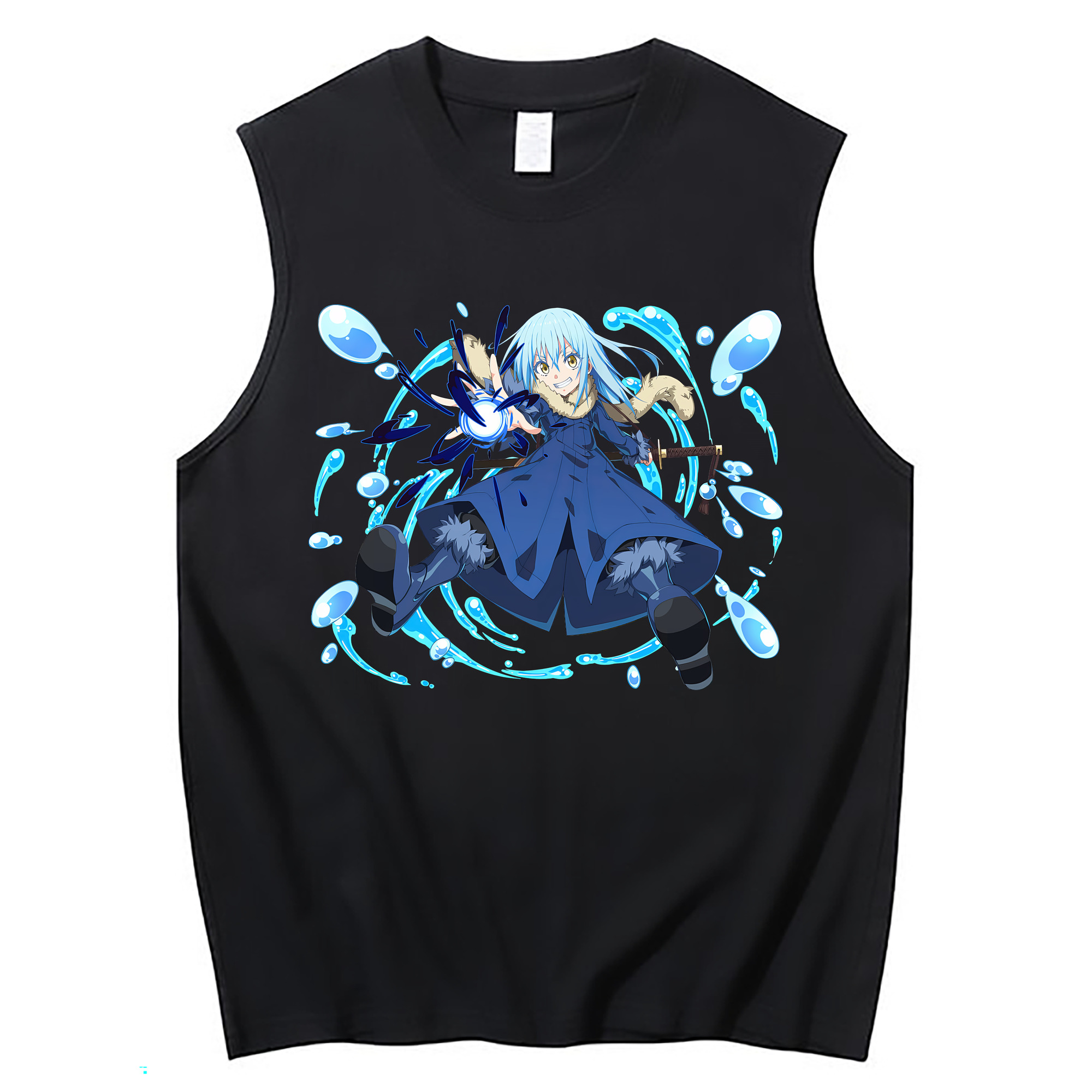 （画像用） 転スラ Regarding Reincarnated to Slime コットン100％タンクトップ（フロントプリント）