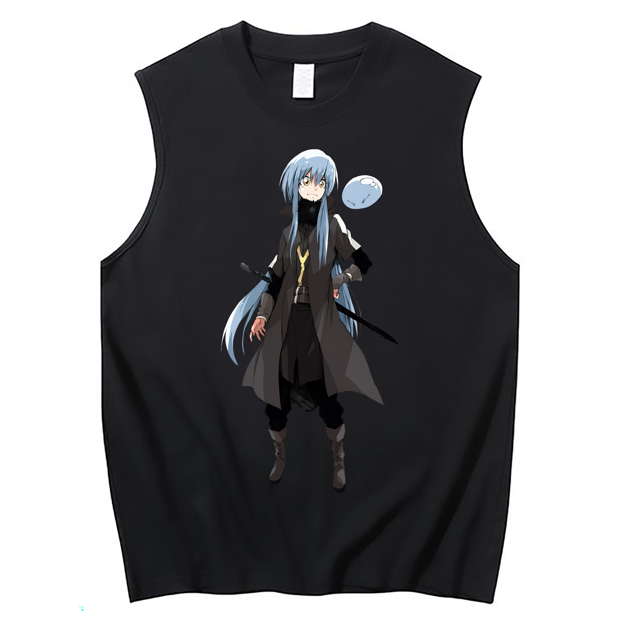 （画像用） 転スラ Regarding Reincarnated to Slime コットン100％タンクトップ（フロントプリント）