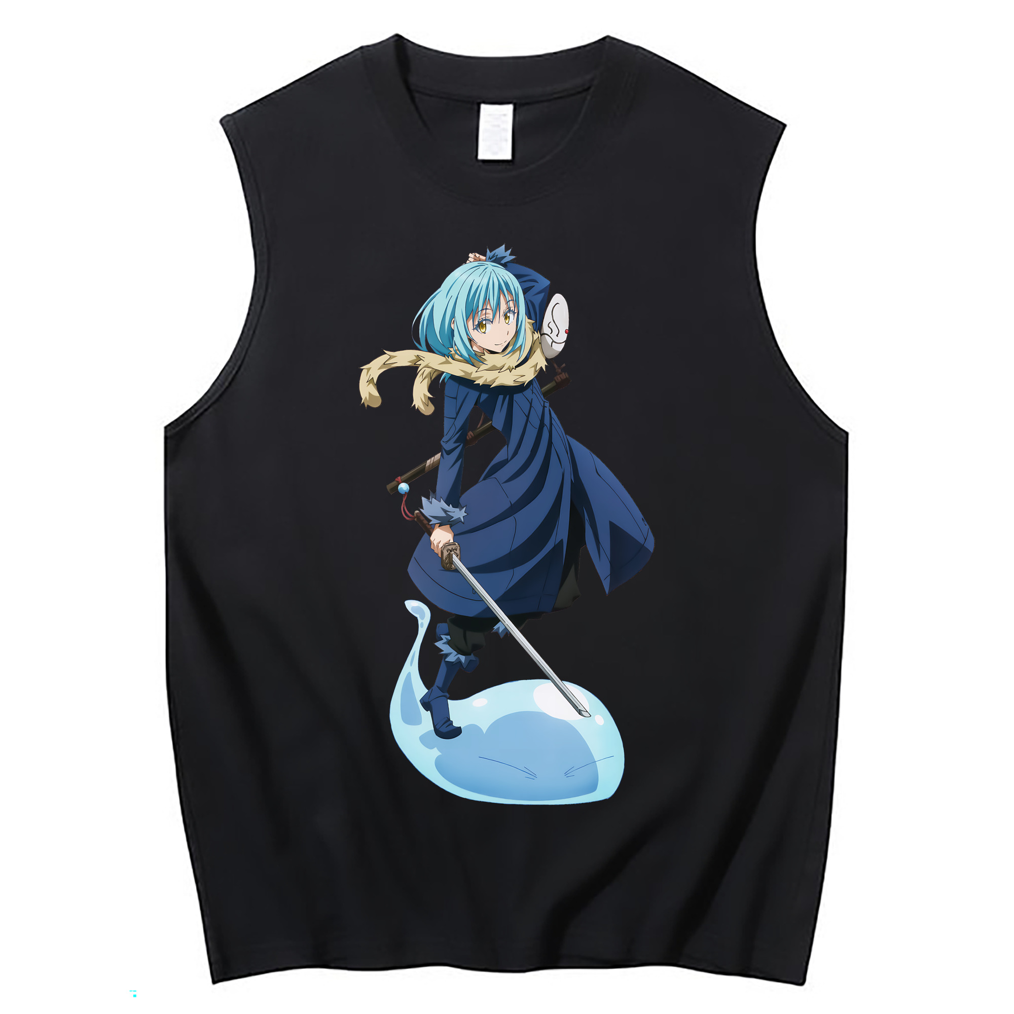 （画像用） 転スラ Regarding Reincarnated to Slime コットン100％タンクトップ（フロントプリント）
