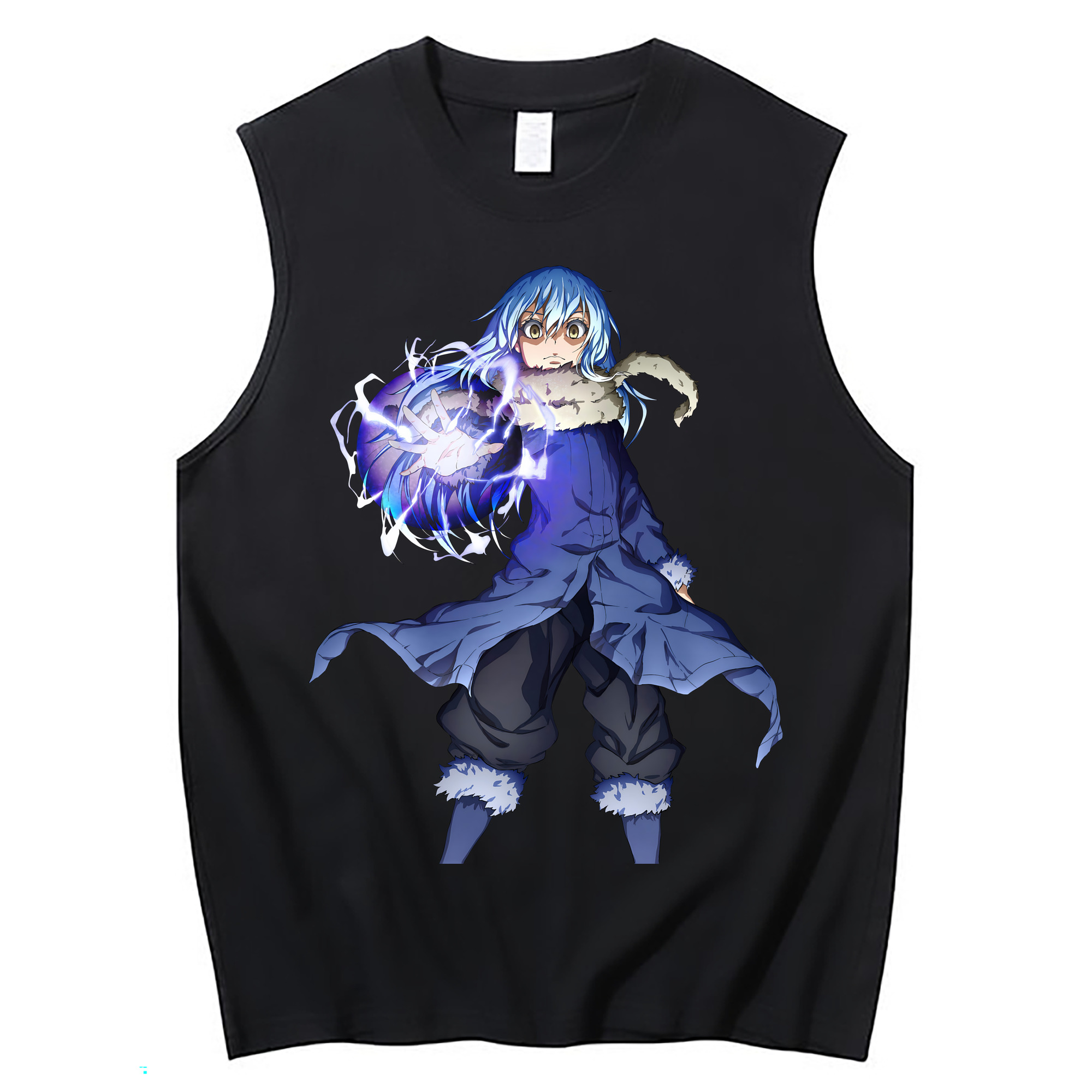 （画像用） 転スラ Regarding Reincarnated to Slime コットン100％タンクトップ（フロントプリント）