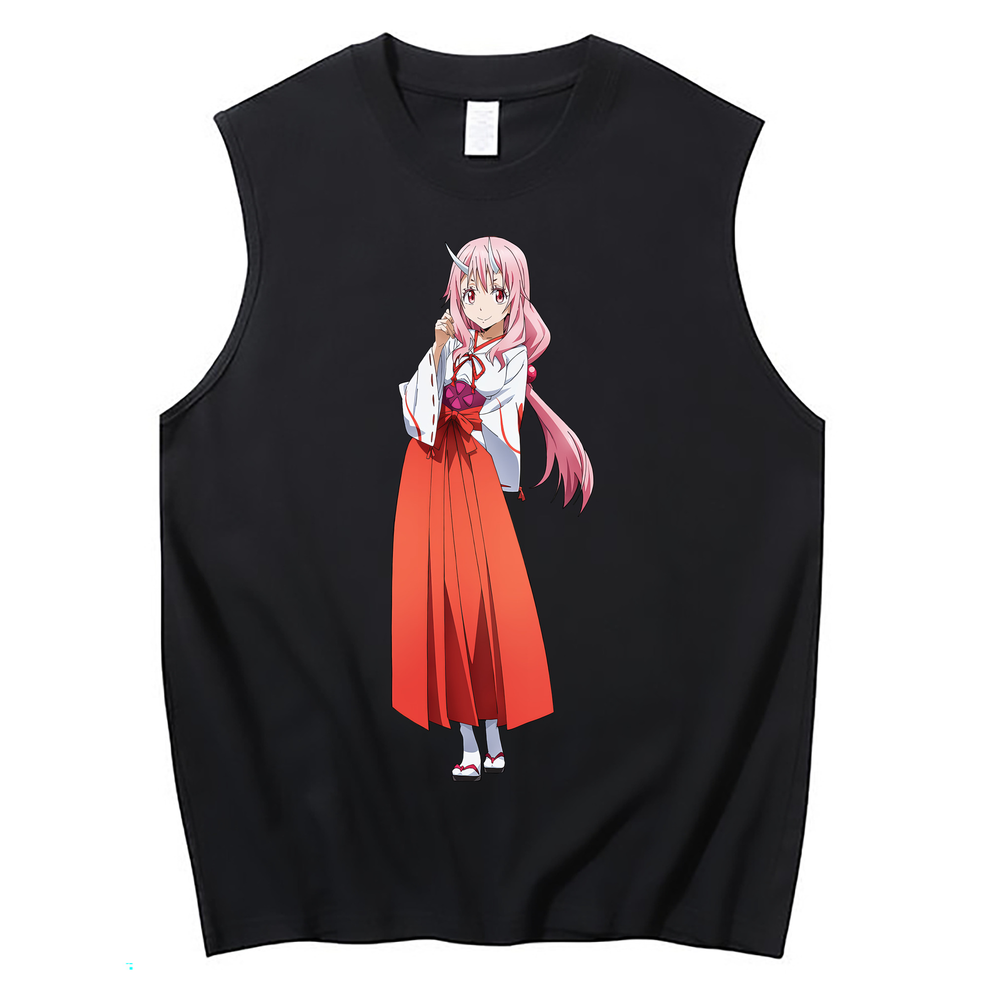（画像用） 転スラ Regarding Reincarnated to Slime コットン100％タンクトップ（フロントプリント）