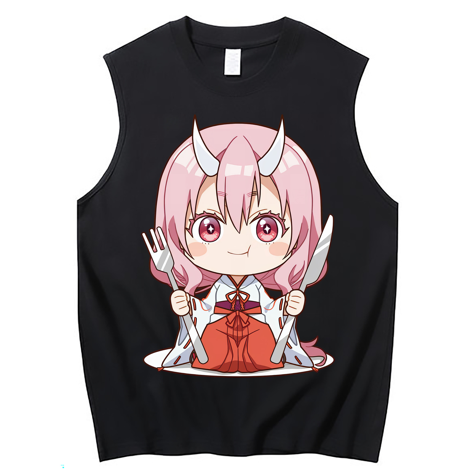 （画像用） 転スラ Regarding Reincarnated to Slime コットン100％タンクトップ（フロントプリント）
