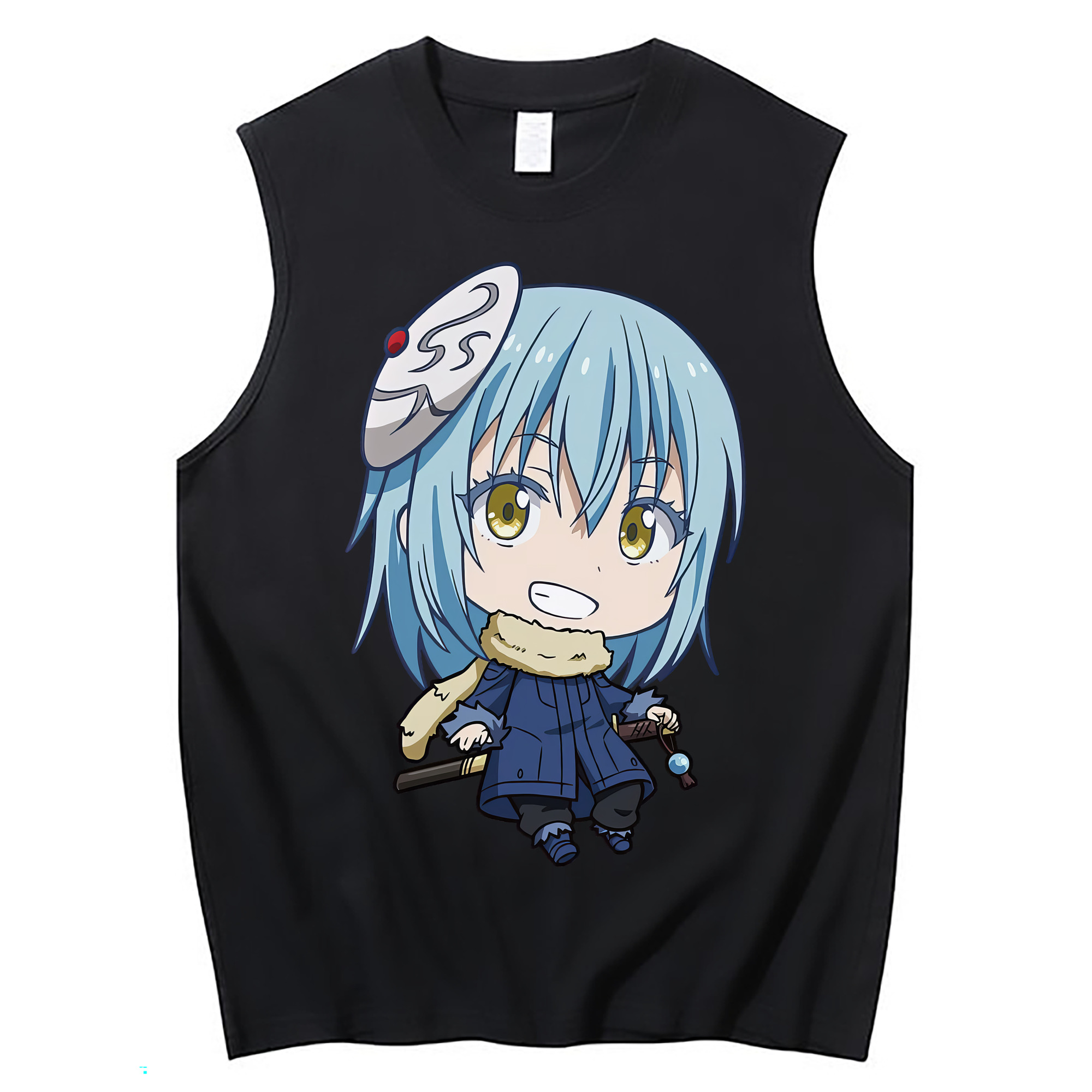 （画像用） 転スラ Regarding Reincarnated to Slime コットン100％タンクトップ（フロントプリント）