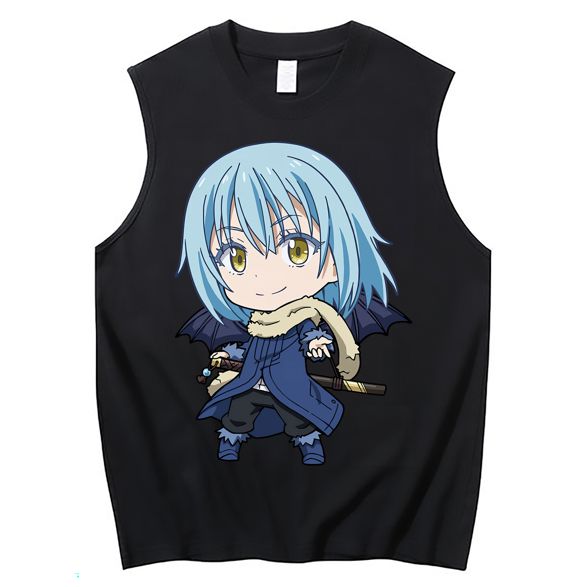 （画像用） 転スラ Regarding Reincarnated to Slime コットン100％タンクトップ（フロントプリント）