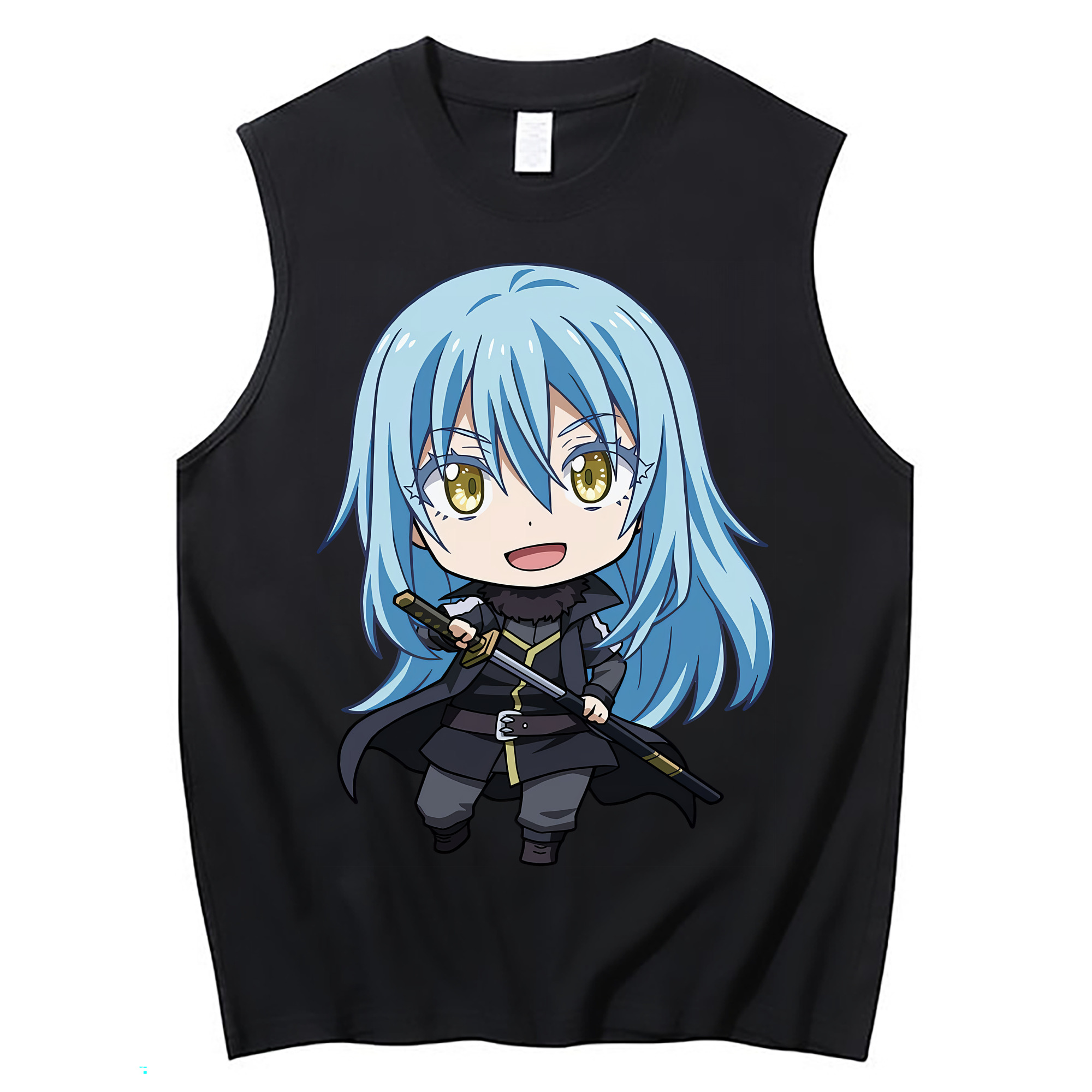 （画像用） 転スラ Regarding Reincarnated to Slime コットン100％タンクトップ（フロントプリント）