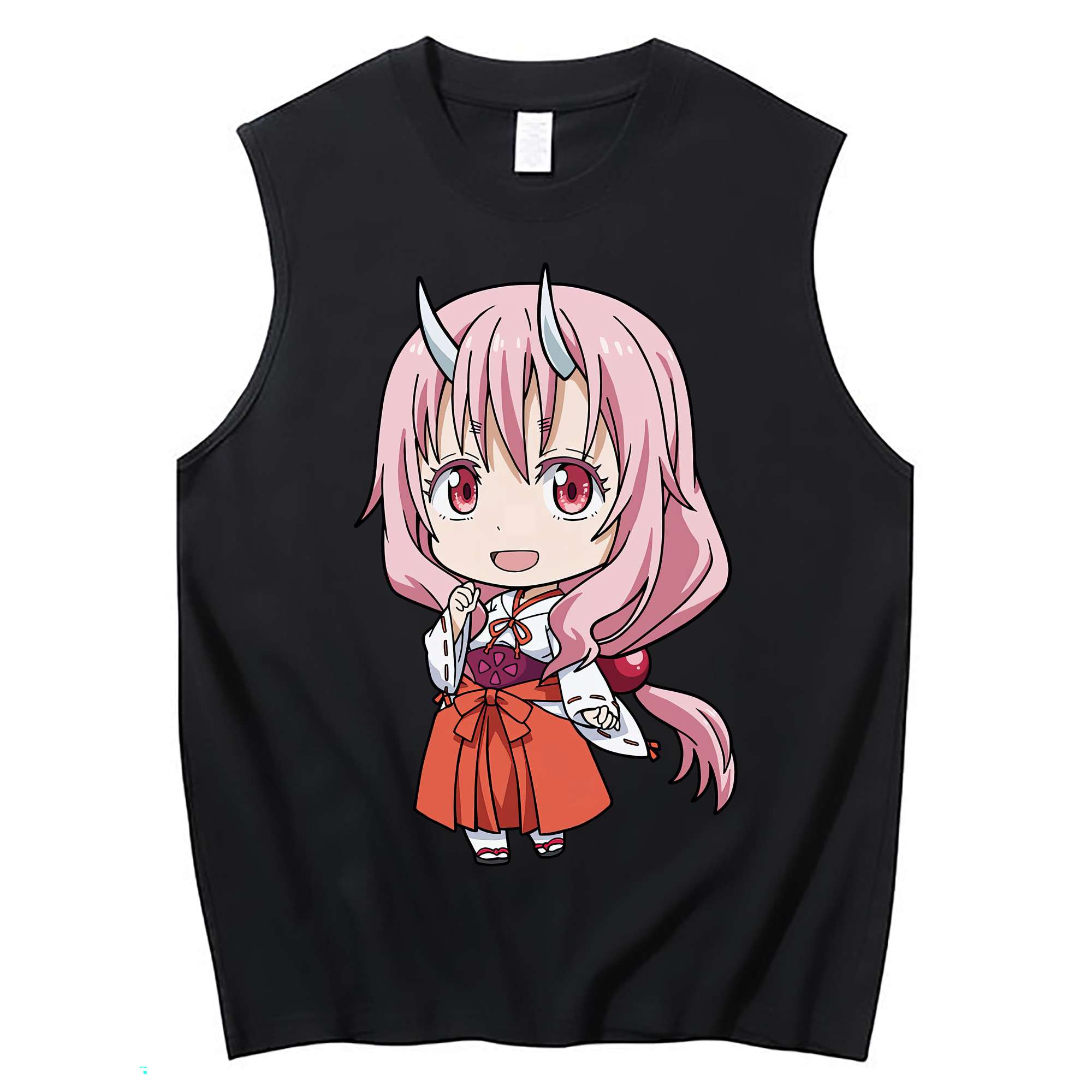 （画像用） 転スラ Regarding Reincarnated to Slime コットン100％タンクトップ（フロントプリント）