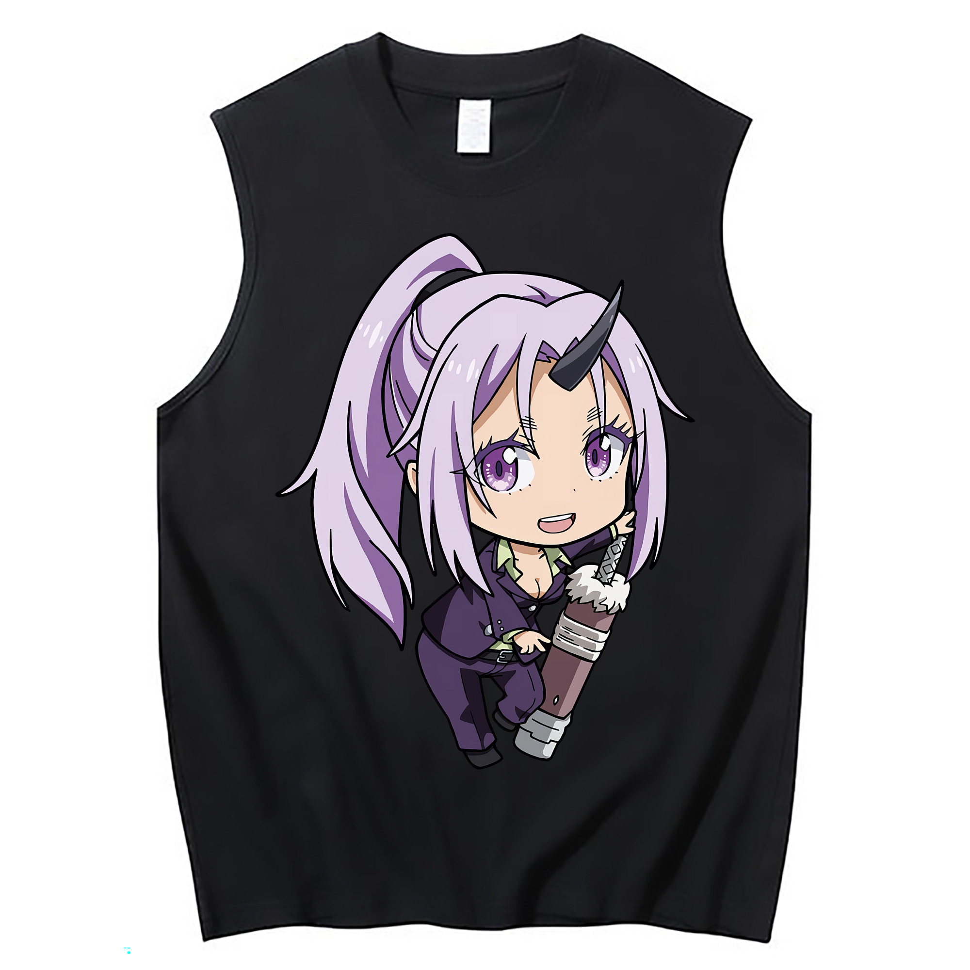 （画像用） 転スラ Regarding Reincarnated to Slime コットン100％タンクトップ（フロントプリント）
