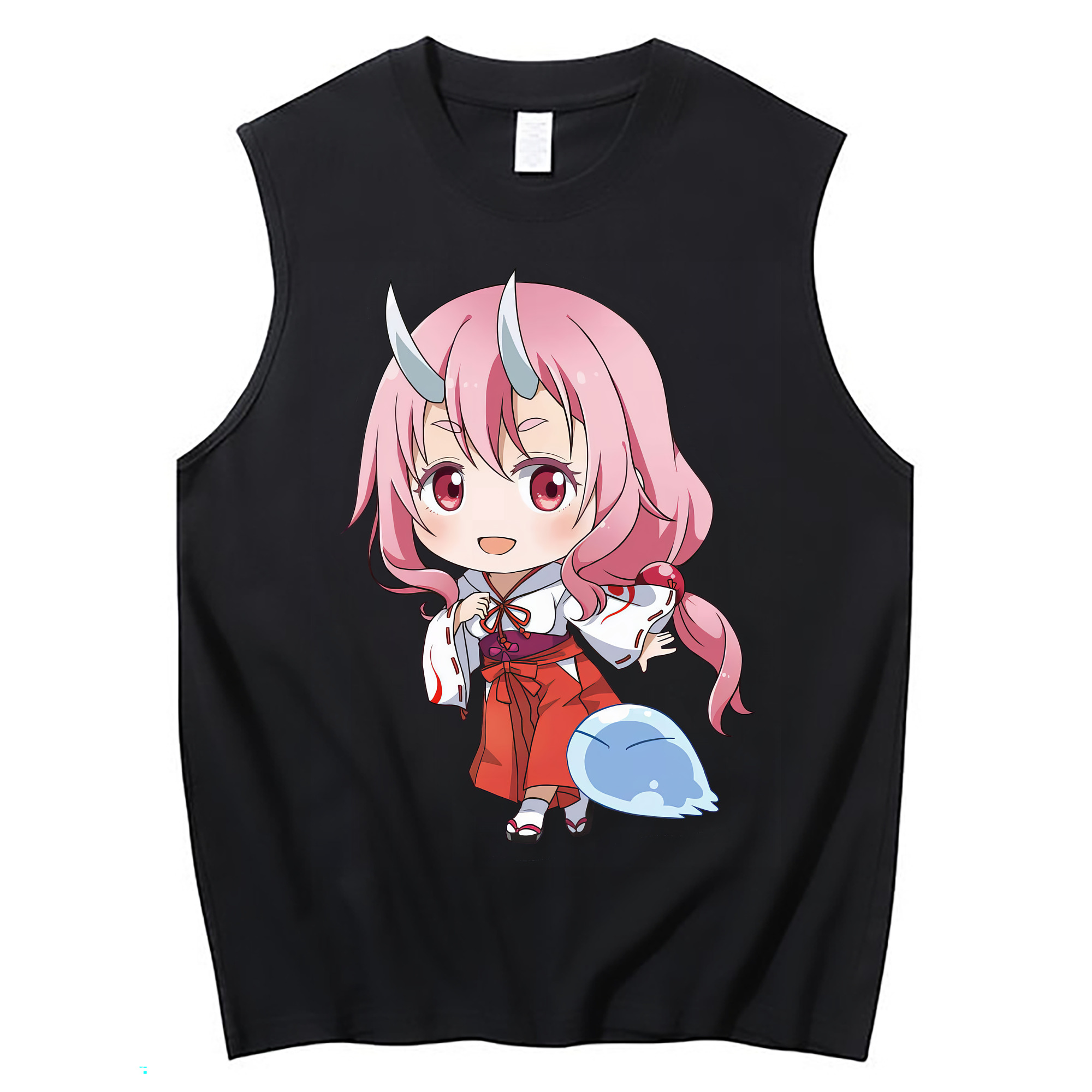 （画像用） 転スラ Regarding Reincarnated to Slime コットン100％タンクトップ（フロントプリント）