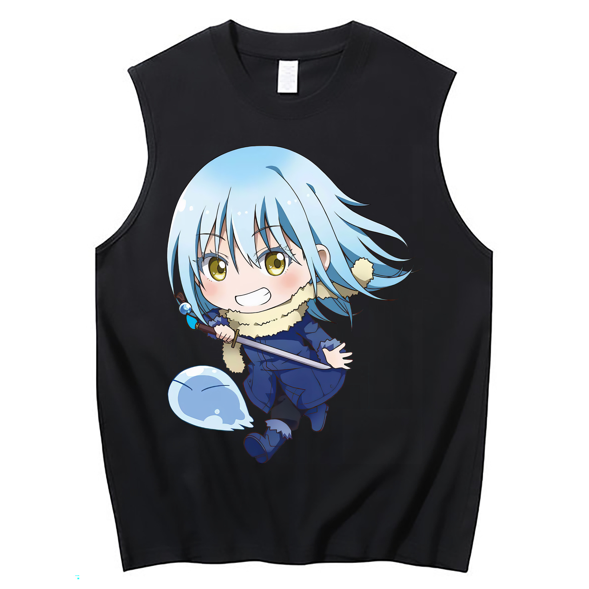 （画像用） 転スラ Regarding Reincarnated to Slime コットン100％タンクトップ（フロントプリント）