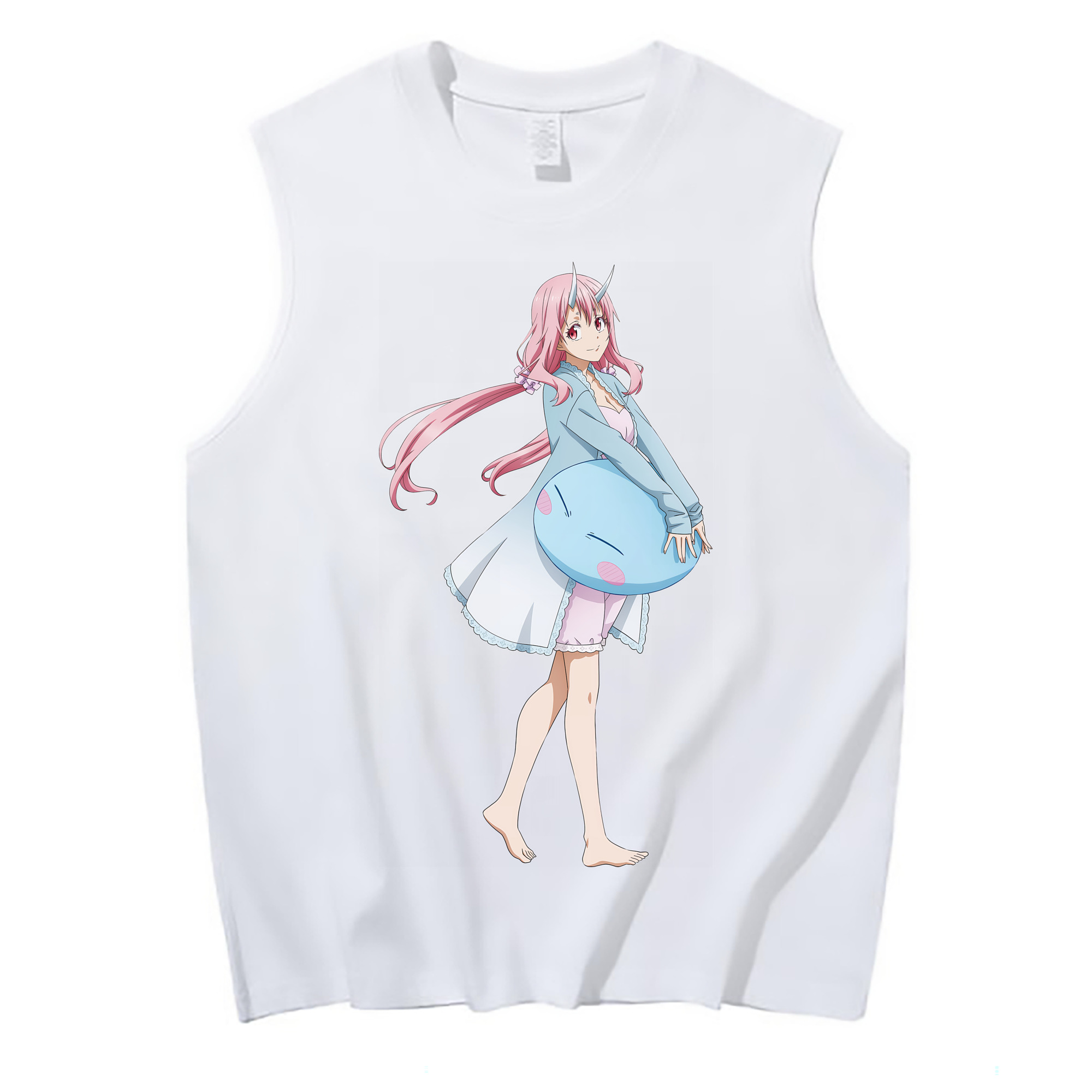 （画像用） 転スラ Regarding Reincarnated to Slime コットン100％タンクトップ（フロントプリント）