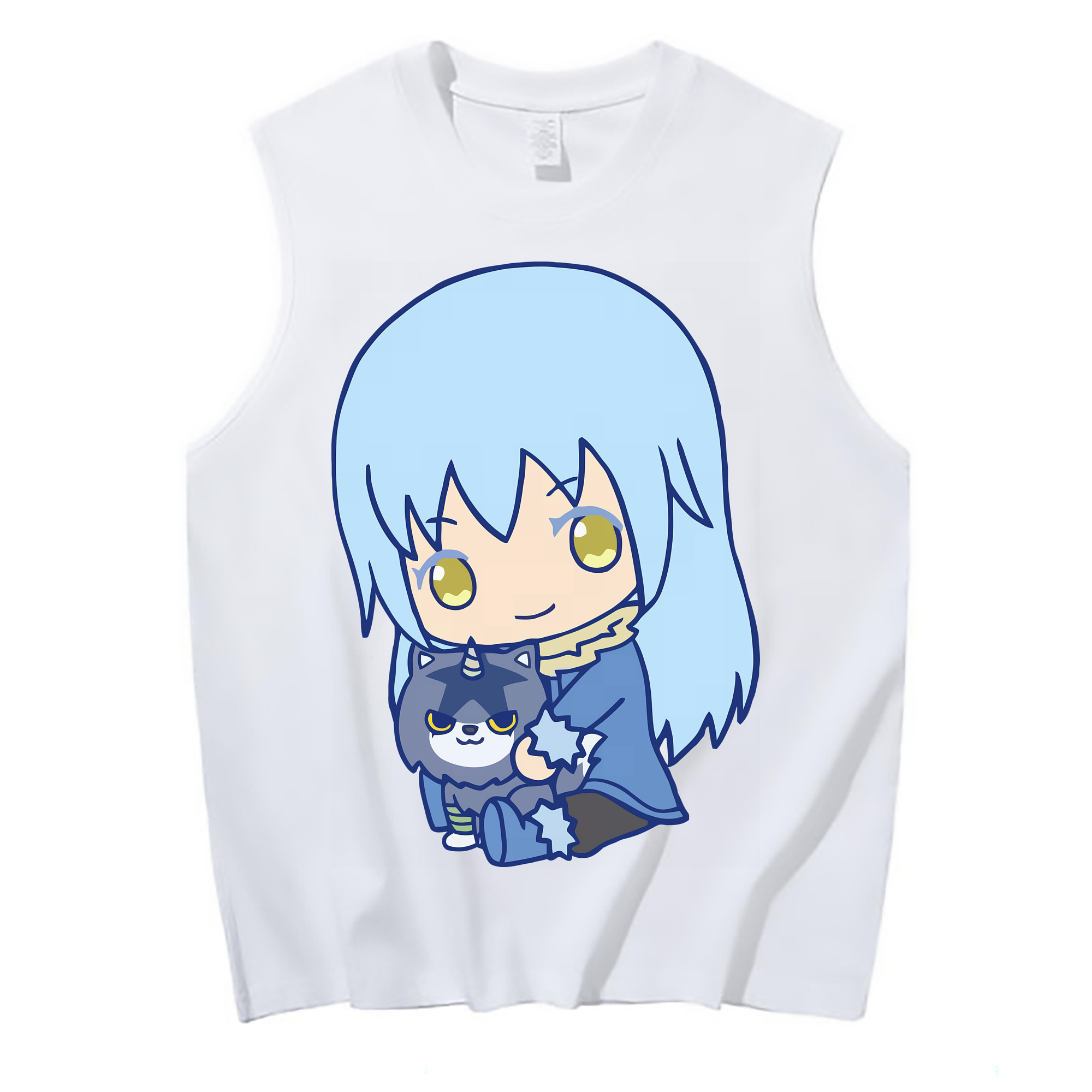 （画像用） 転スラ Regarding Reincarnated to Slime コットン100％タンクトップ（フロントプリント）