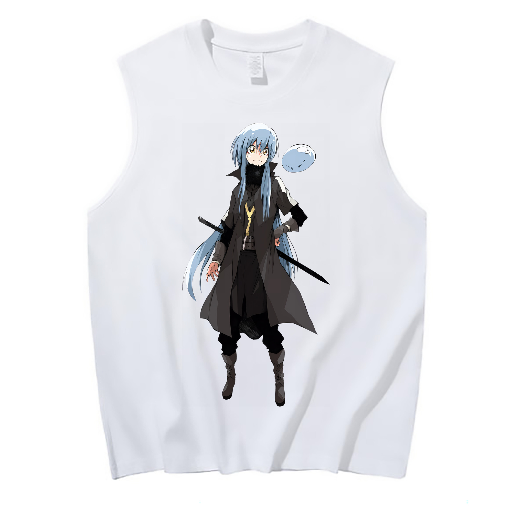 （画像用） 転スラ Regarding Reincarnated to Slime コットン100％タンクトップ（フロントプリント）