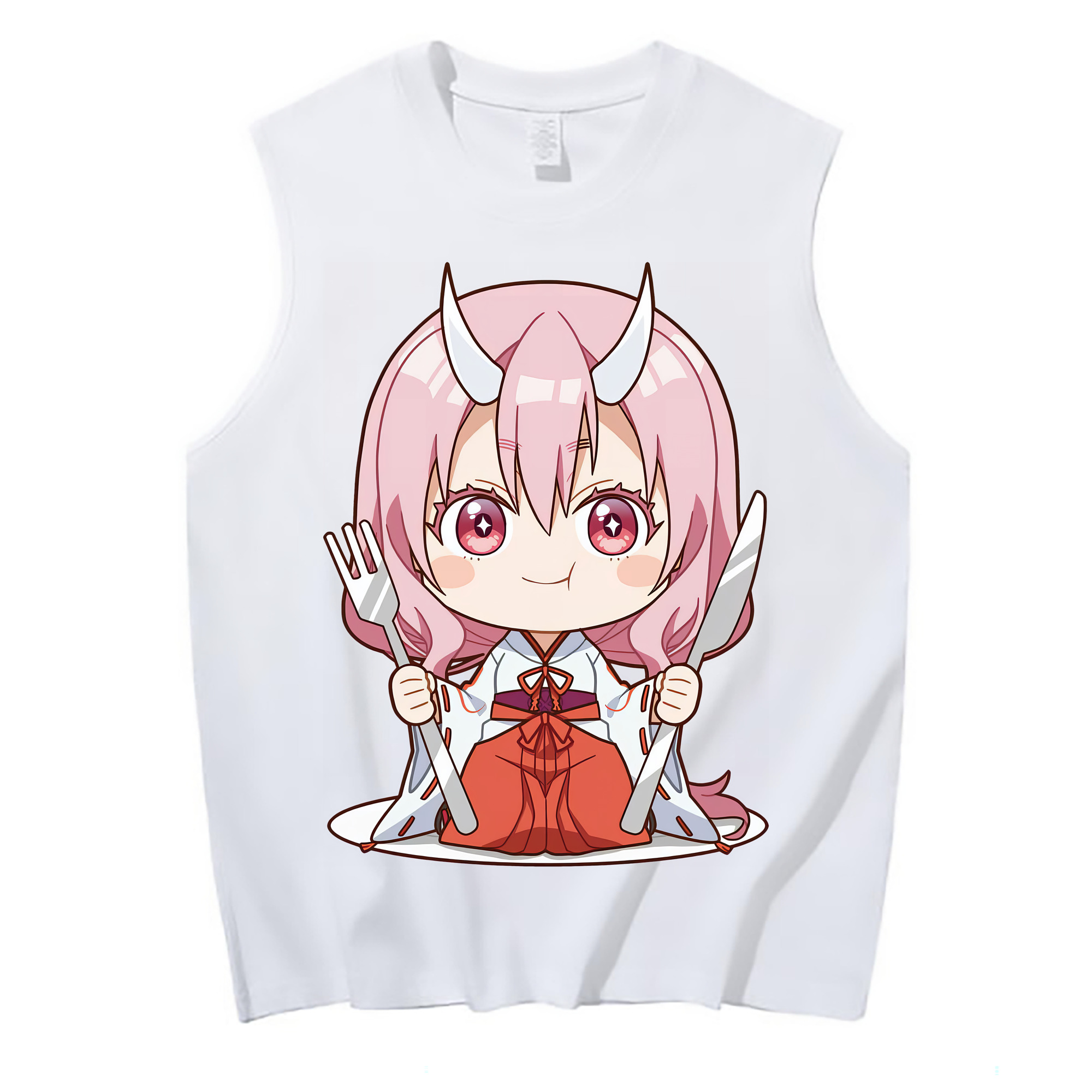 （画像用） 転スラ Regarding Reincarnated to Slime コットン100％タンクトップ（フロントプリント）