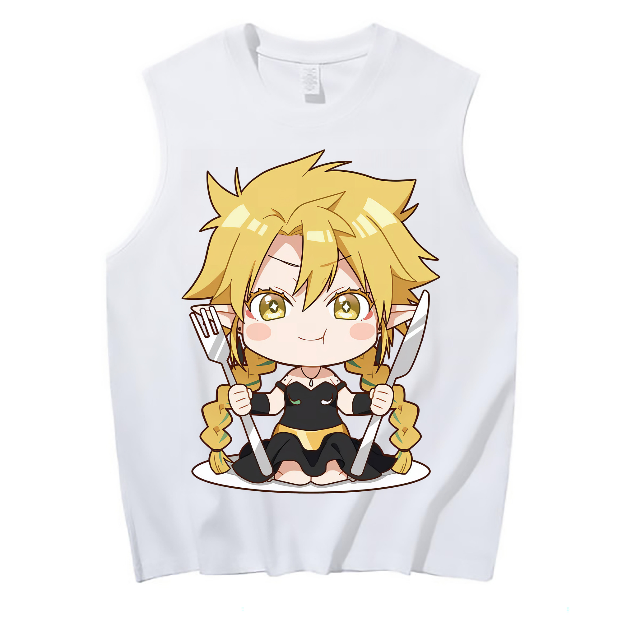 （画像用） 転スラ Regarding Reincarnated to Slime コットン100％タンクトップ（フロントプリント）