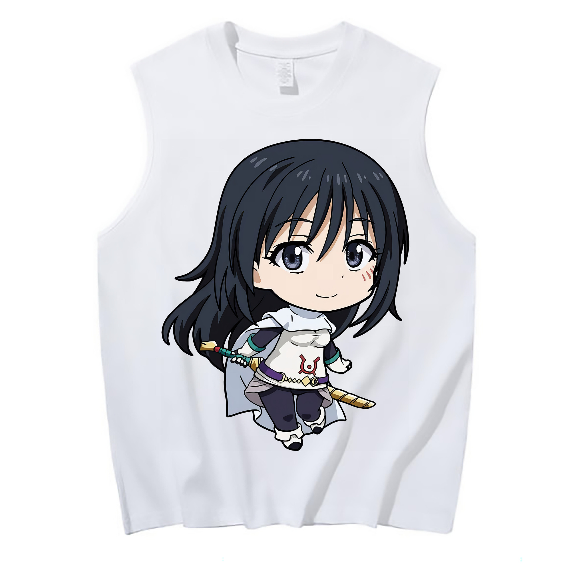 （画像用） 転スラ Regarding Reincarnated to Slime コットン100％タンクトップ（フロントプリント）