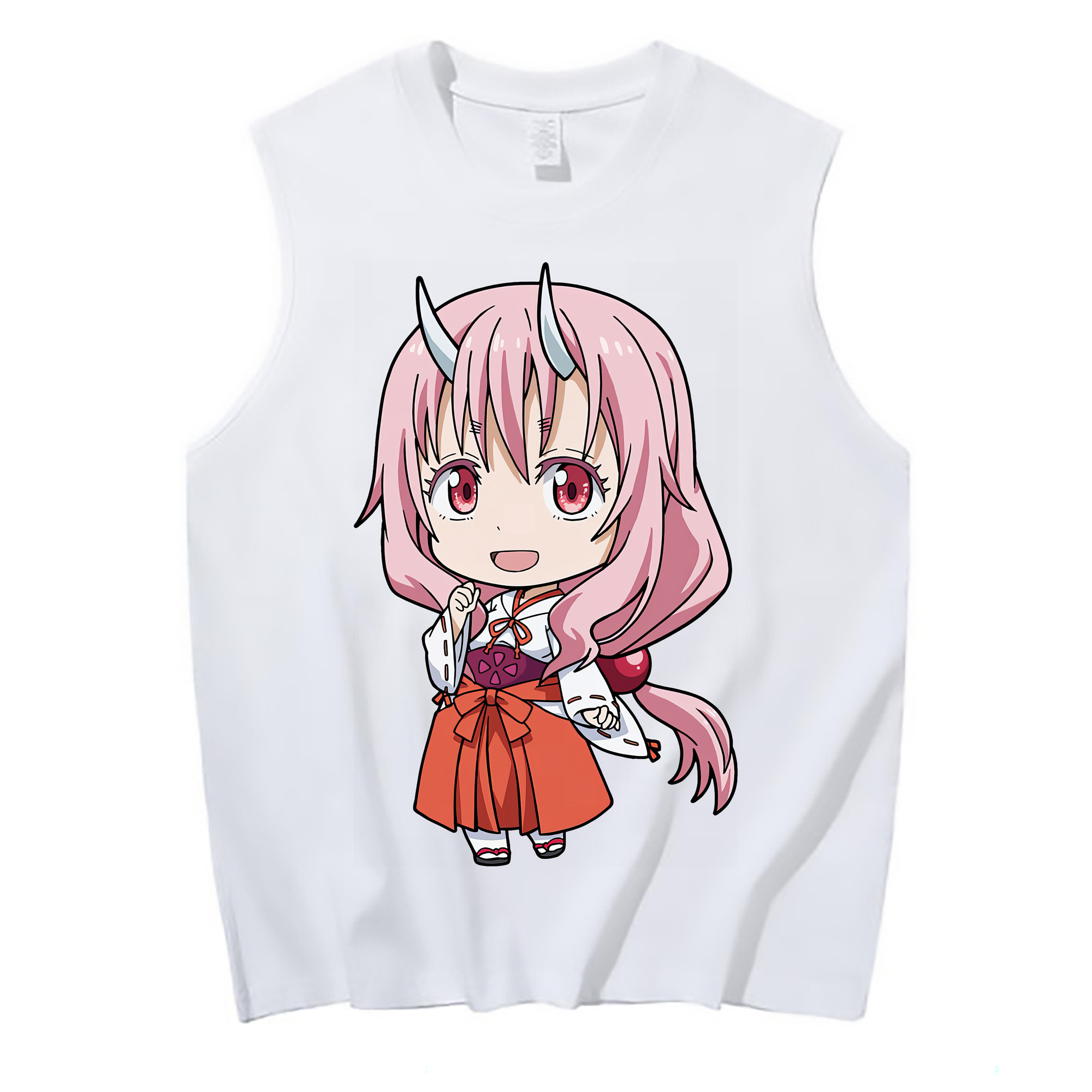 （画像用） 転スラ Regarding Reincarnated to Slime コットン100％タンクトップ（フロントプリント）