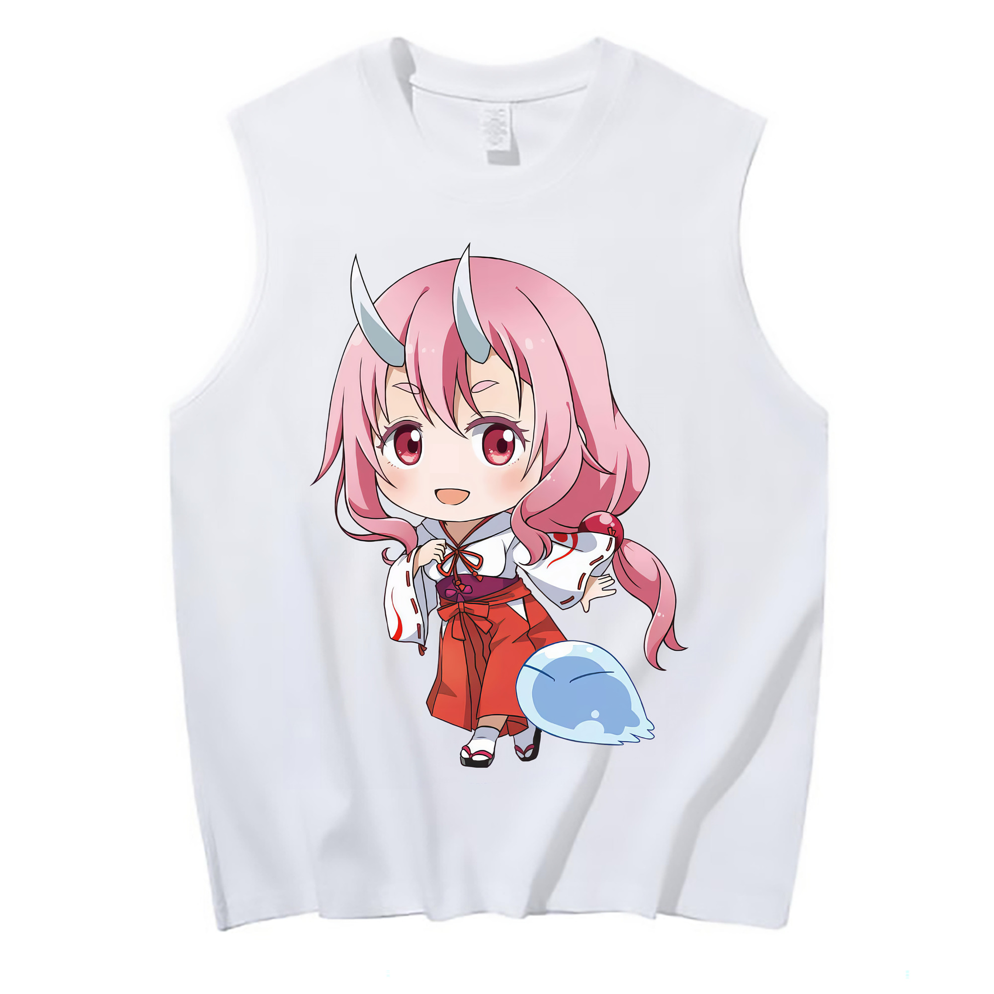 （画像用） 転スラ Regarding Reincarnated to Slime コットン100％タンクトップ（フロントプリント）