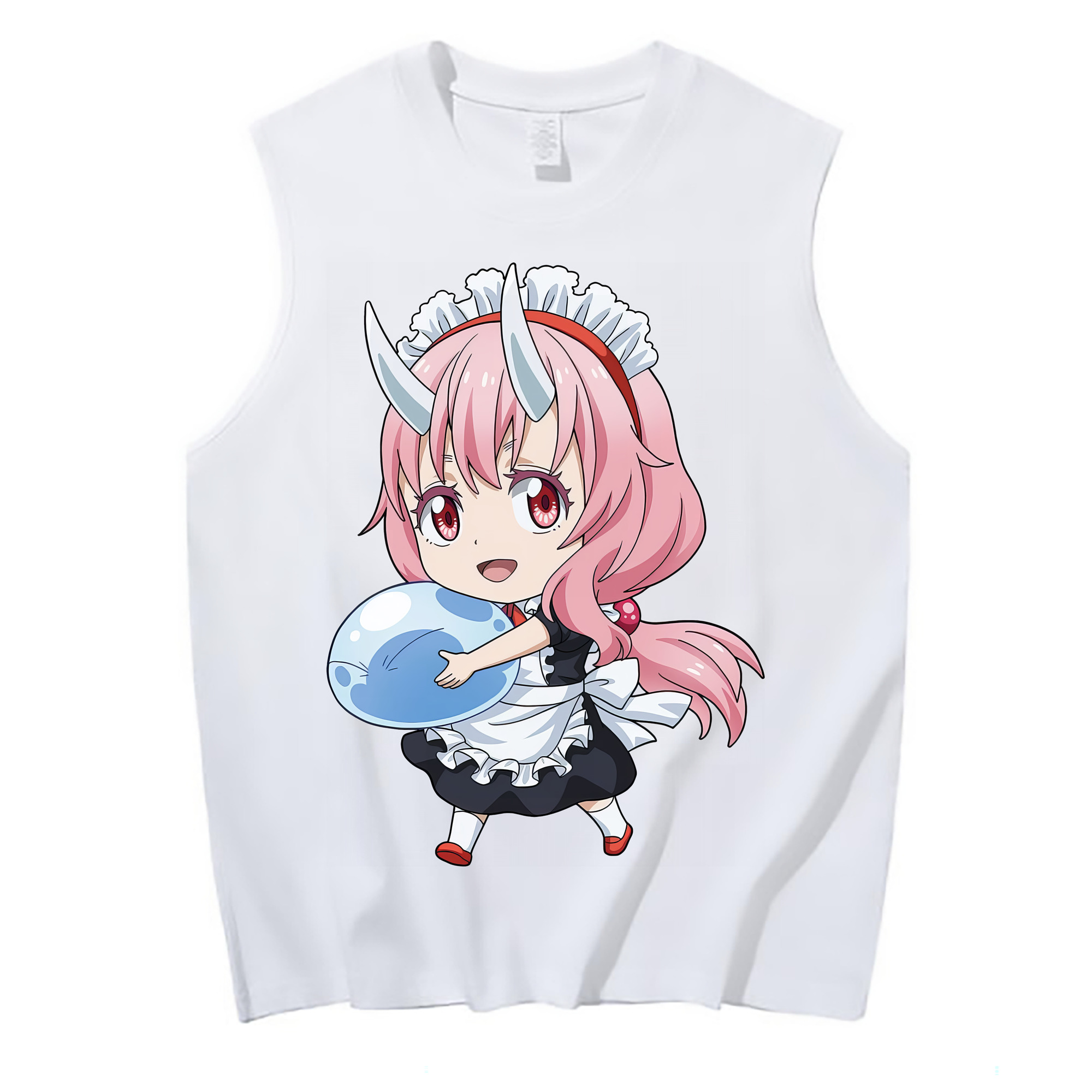 （画像用） 転スラ Regarding Reincarnated to Slime コットン100％タンクトップ（フロントプリント）