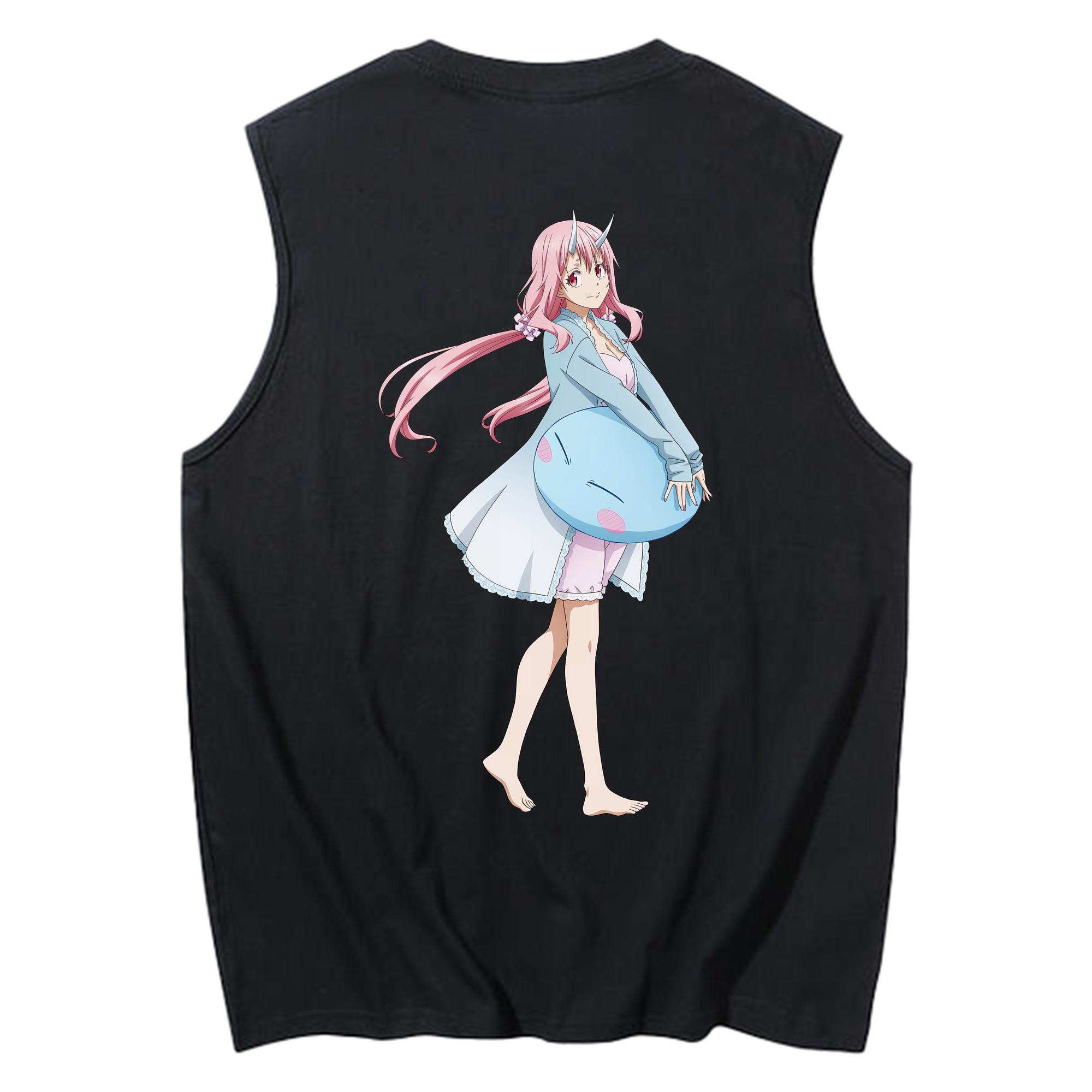 （画像用） 転スラ Regarding Reincarnated to Slime コットン100％タンクトップ（背面プリント）