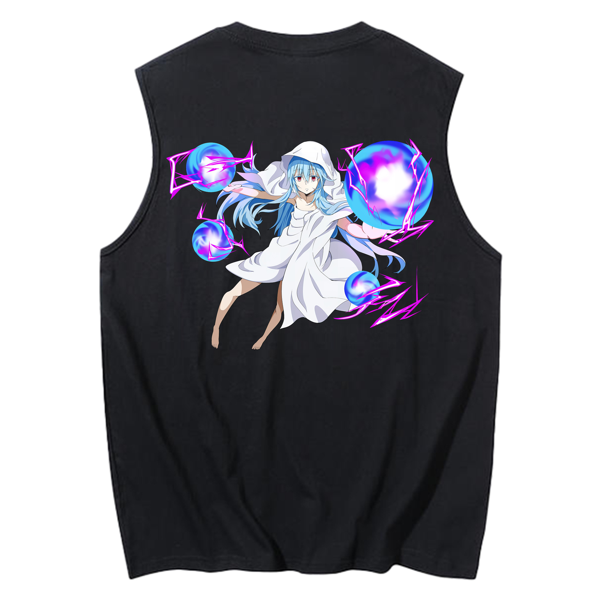 （画像用） 転スラ Regarding Reincarnated to Slime コットン100％タンクトップ（背面プリント）