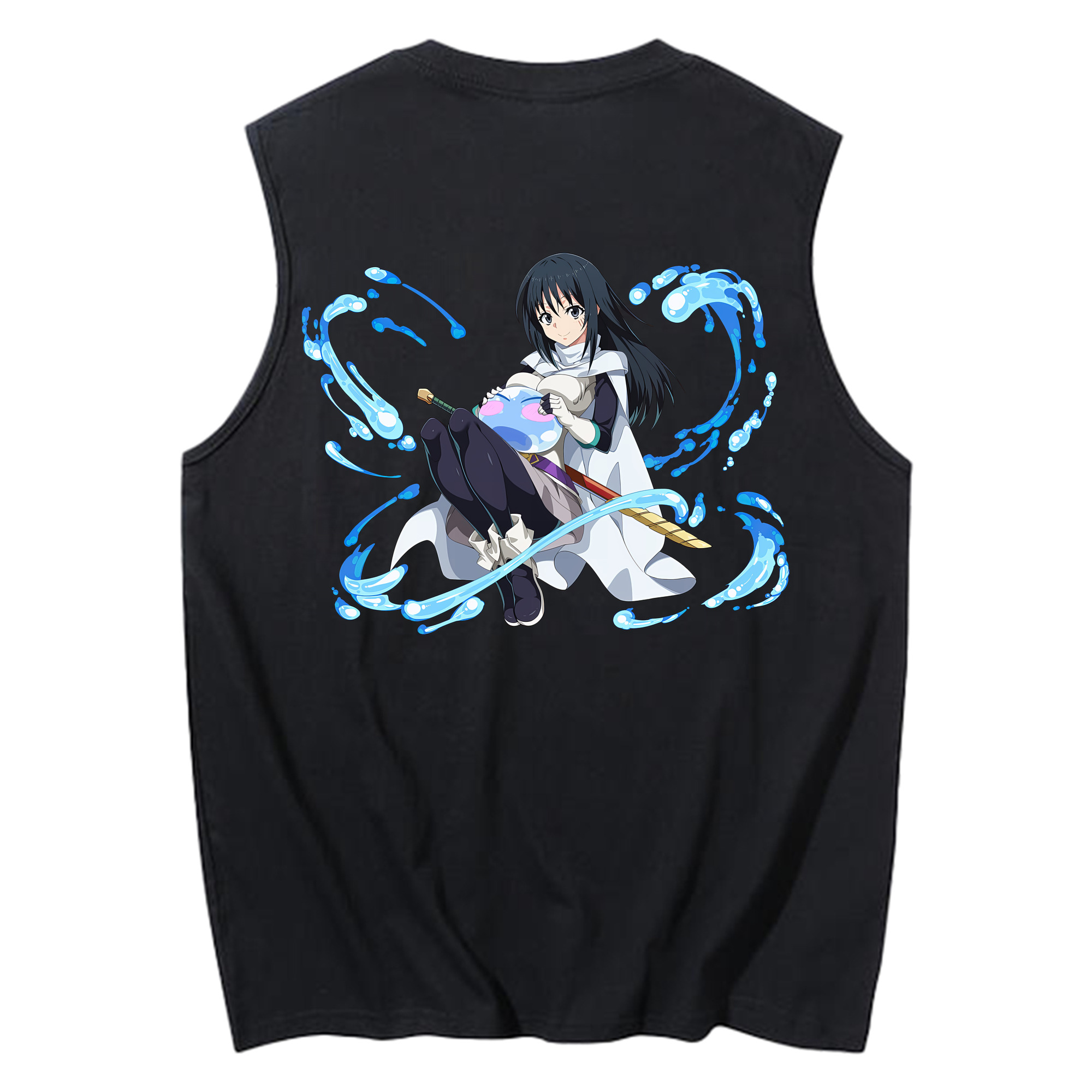 （画像用） 転スラ Regarding Reincarnated to Slime コットン100％タンクトップ（背面プリント）