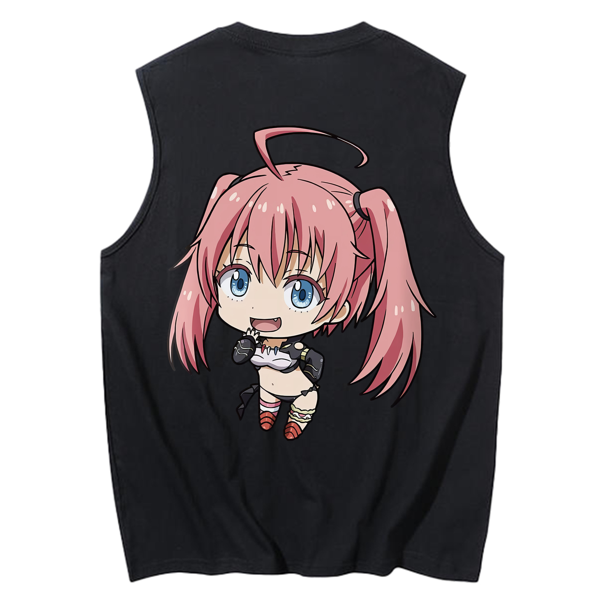 （画像用） 転スラ Regarding Reincarnated to Slime コットン100％タンクトップ（背面プリント）