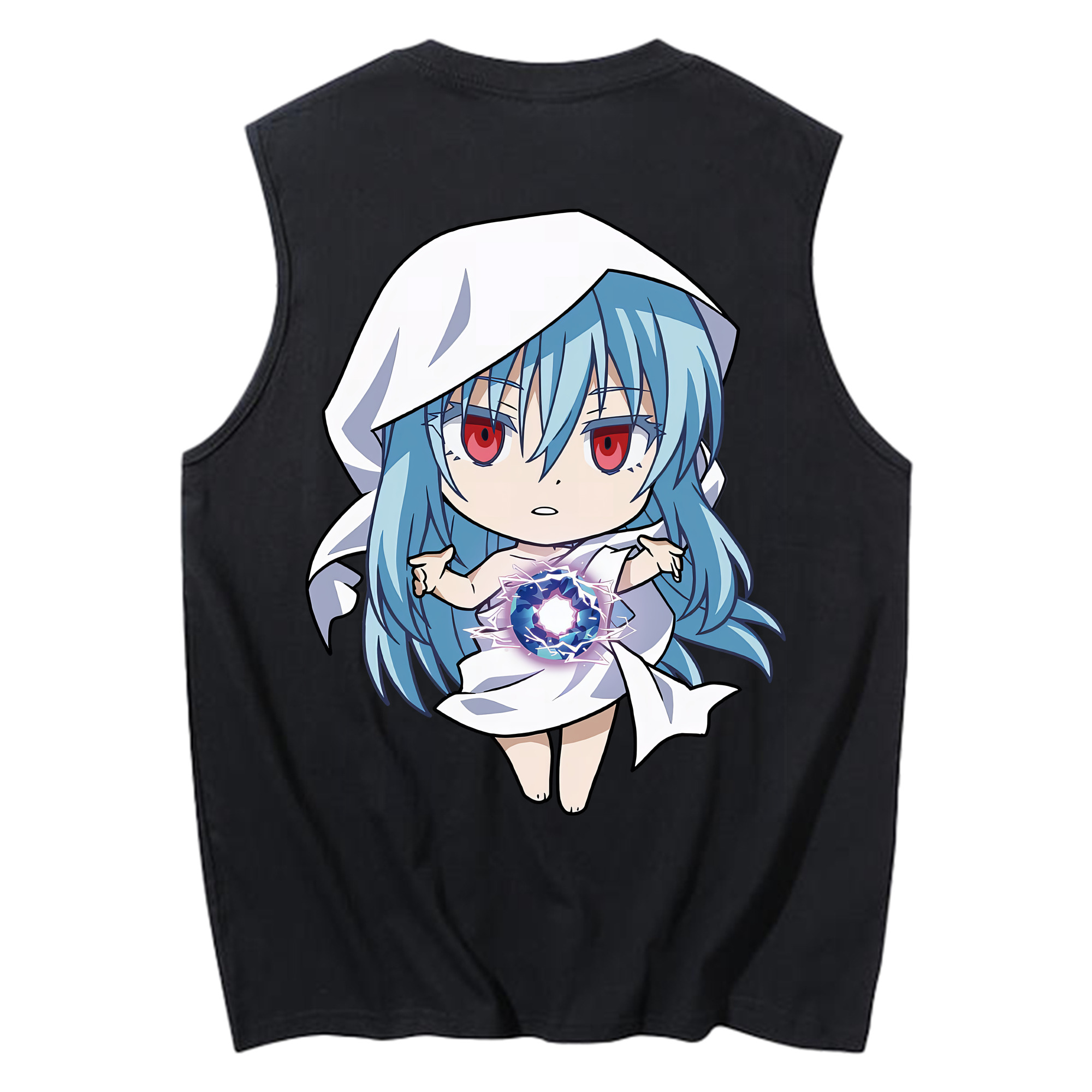（画像用） 転スラ Regarding Reincarnated to Slime コットン100％タンクトップ（背面プリント）