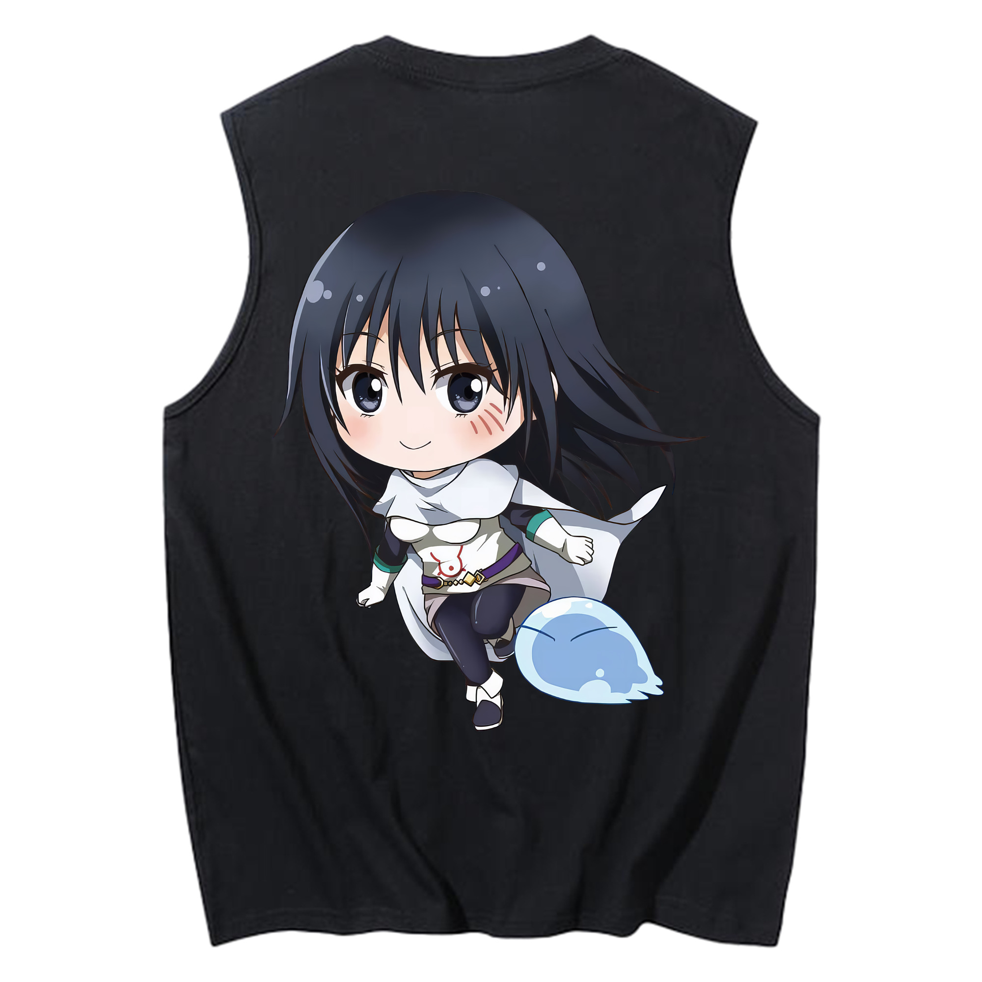 （画像用） 転スラ Regarding Reincarnated to Slime コットン100％タンクトップ（背面プリント）