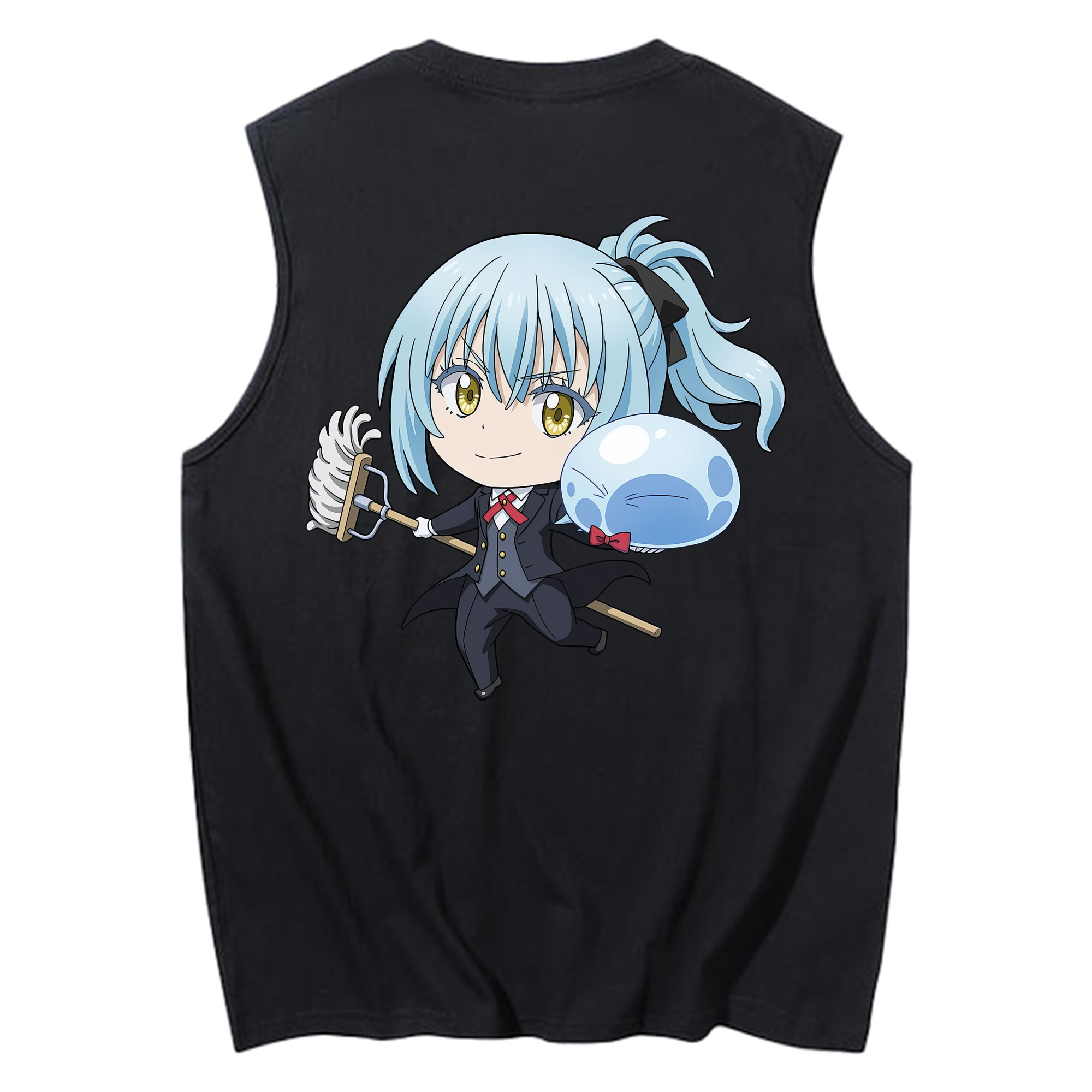 （画像用） 転スラ Regarding Reincarnated to Slime コットン100％タンクトップ（背面プリント）