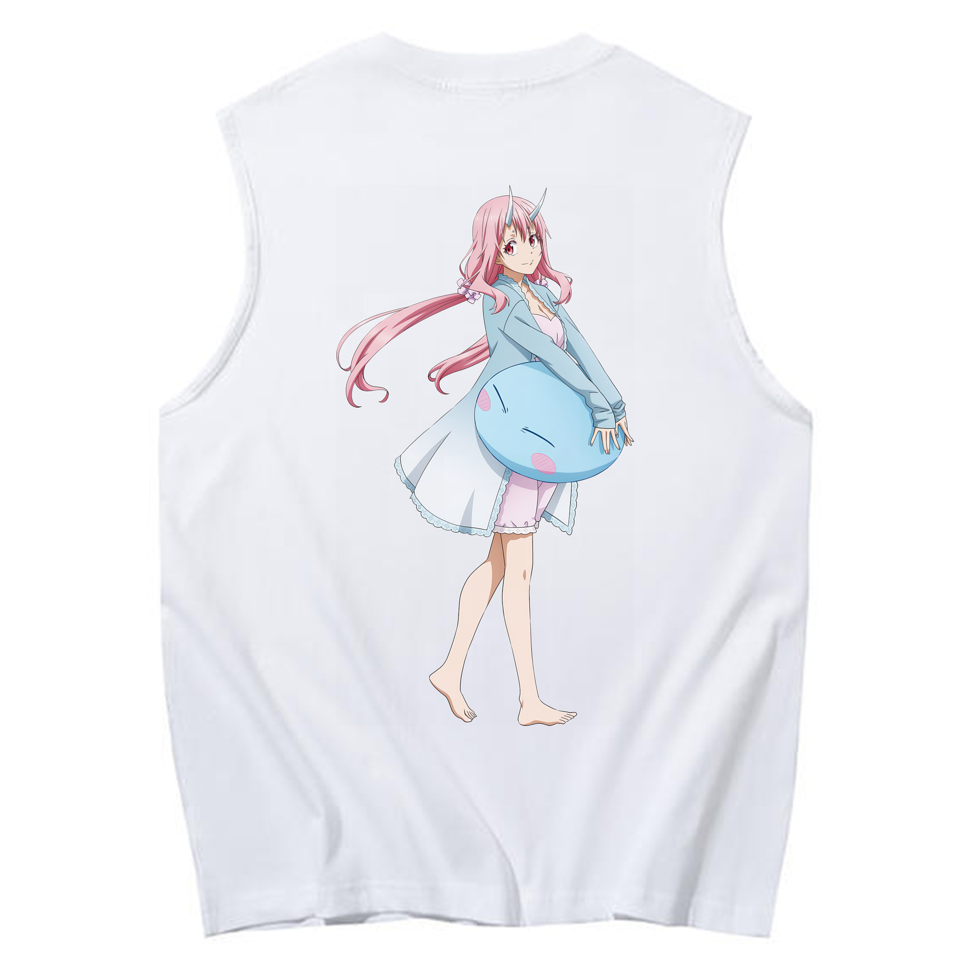 （画像用） 転スラ Regarding Reincarnated to Slime コットン100％タンクトップ（背面プリント）