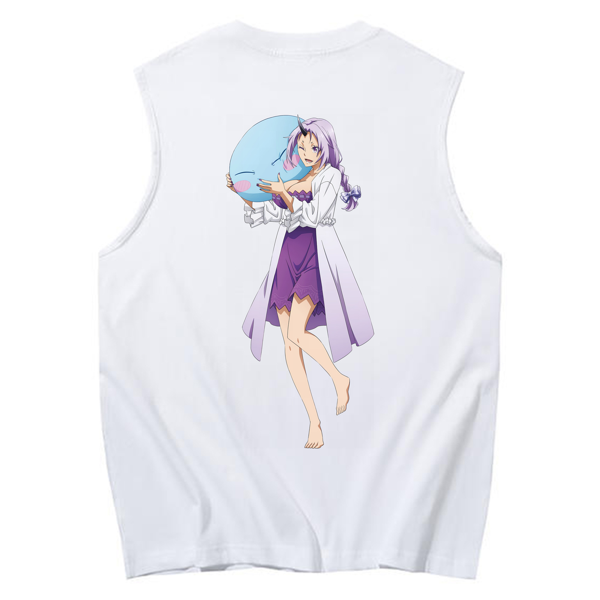 （画像用） 転スラ Regarding Reincarnated to Slime コットン100％タンクトップ（背面プリント）