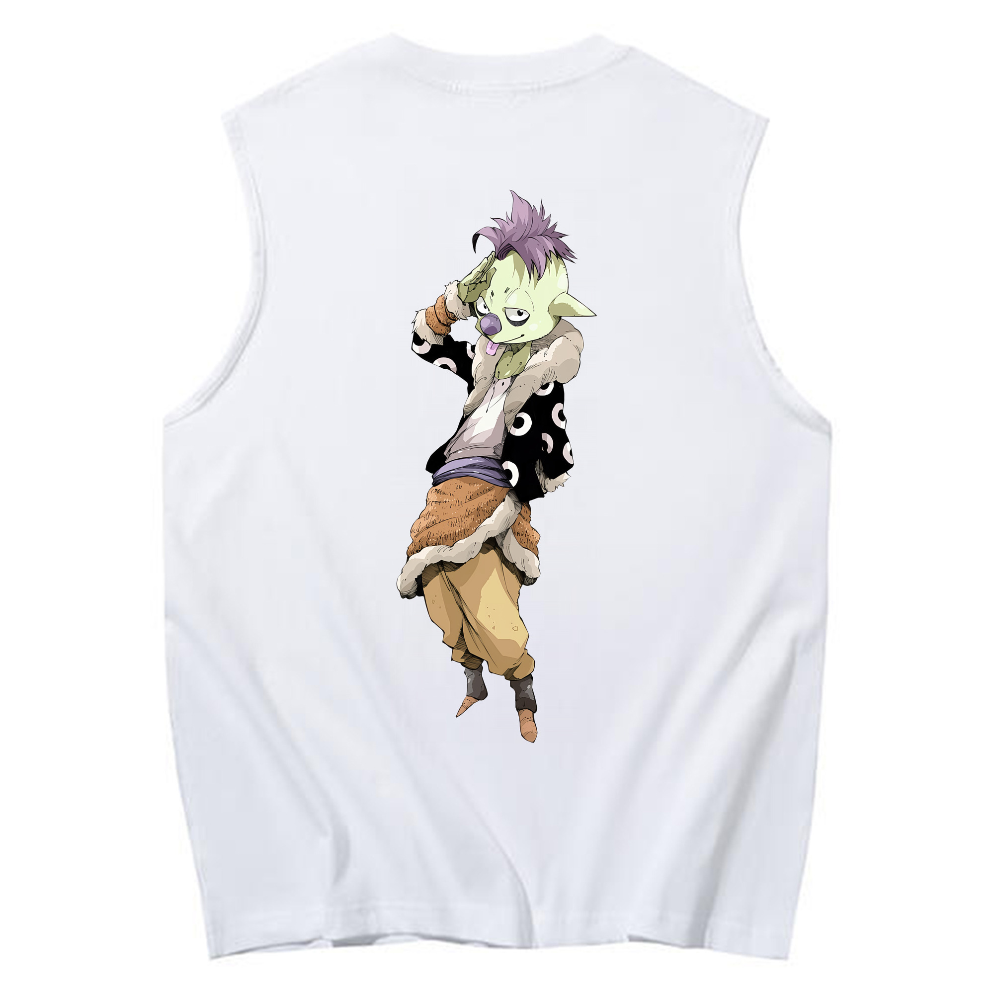 （画像用） 転スラ Regarding Reincarnated to Slime コットン100％タンクトップ（背面プリント）