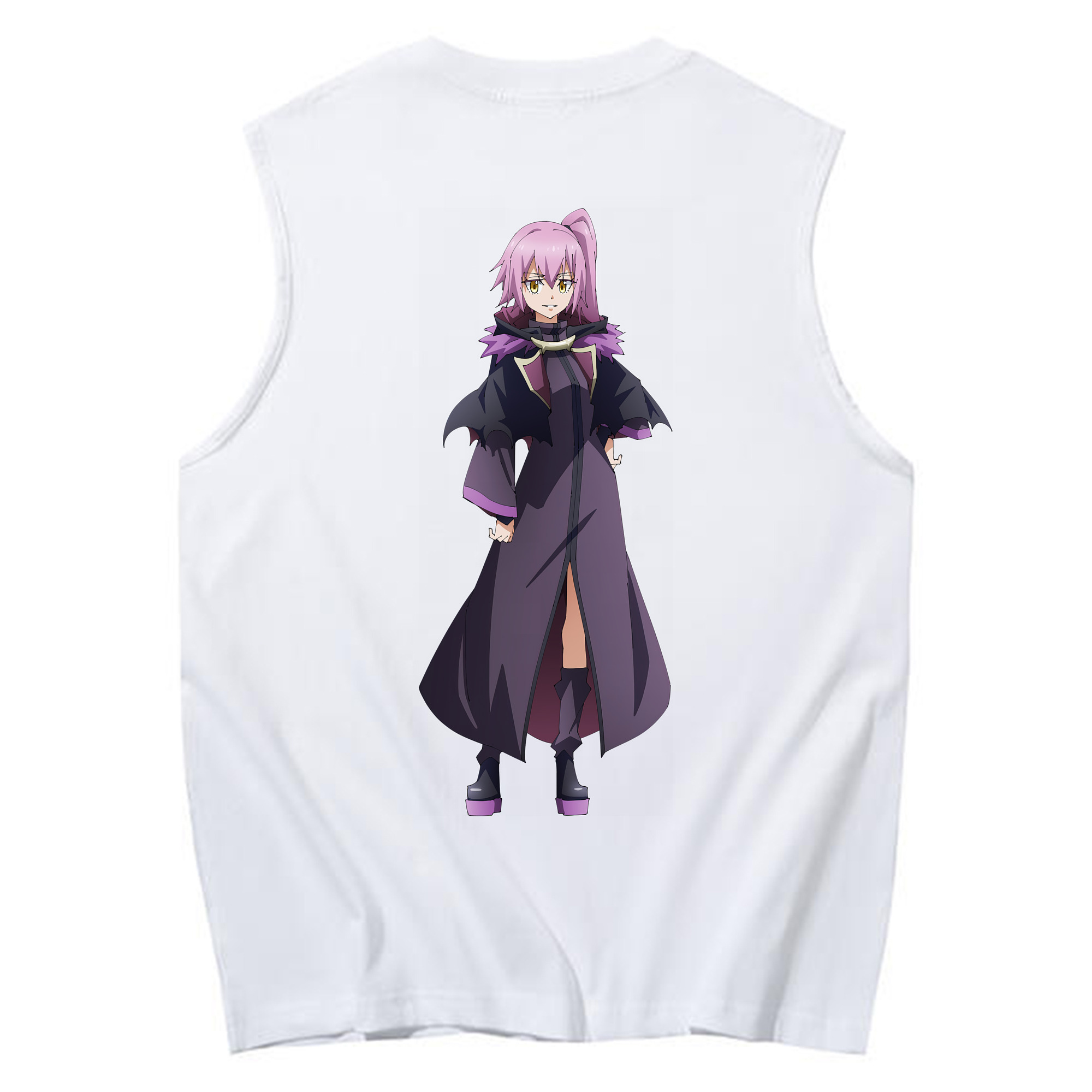 （画像用） 転スラ Regarding Reincarnated to Slime コットン100％タンクトップ（背面プリント）