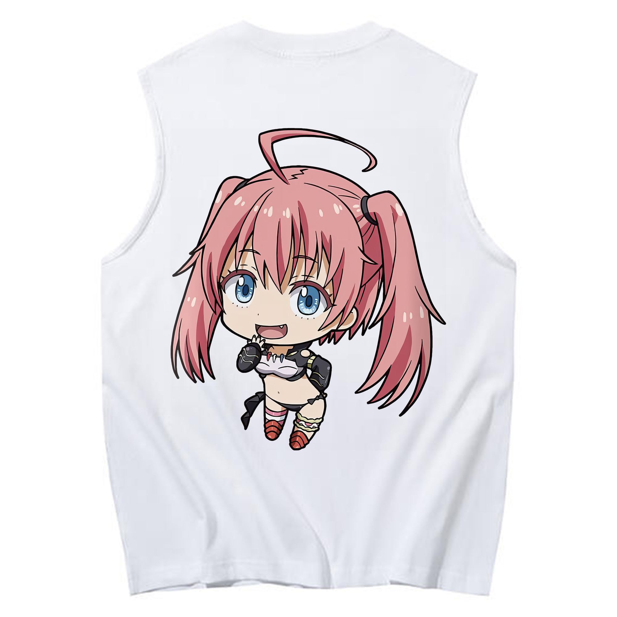 （画像用） 転スラ Regarding Reincarnated to Slime コットン100％タンクトップ（背面プリント）