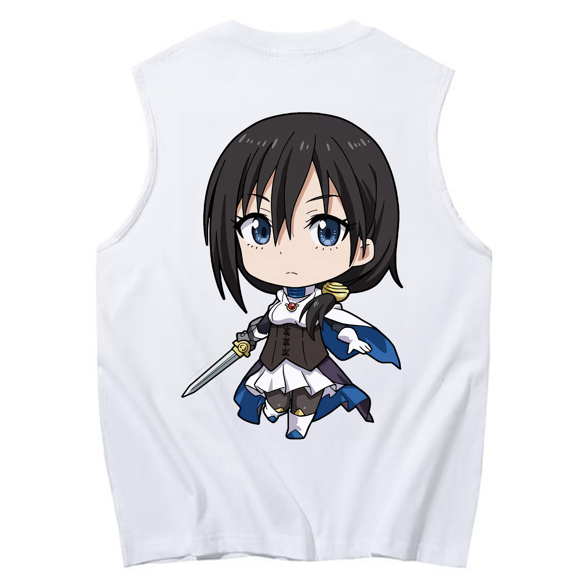 （画像用） 転スラ Regarding Reincarnated to Slime コットン100％タンクトップ（背面プリント）
