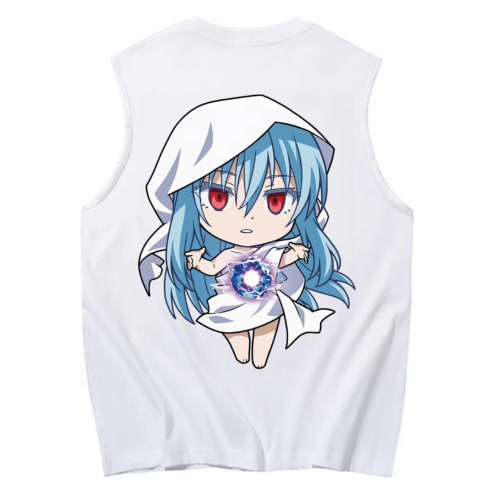 （画像用） 転スラ Regarding Reincarnated to Slime コットン100％タンクトップ（背面プリント）