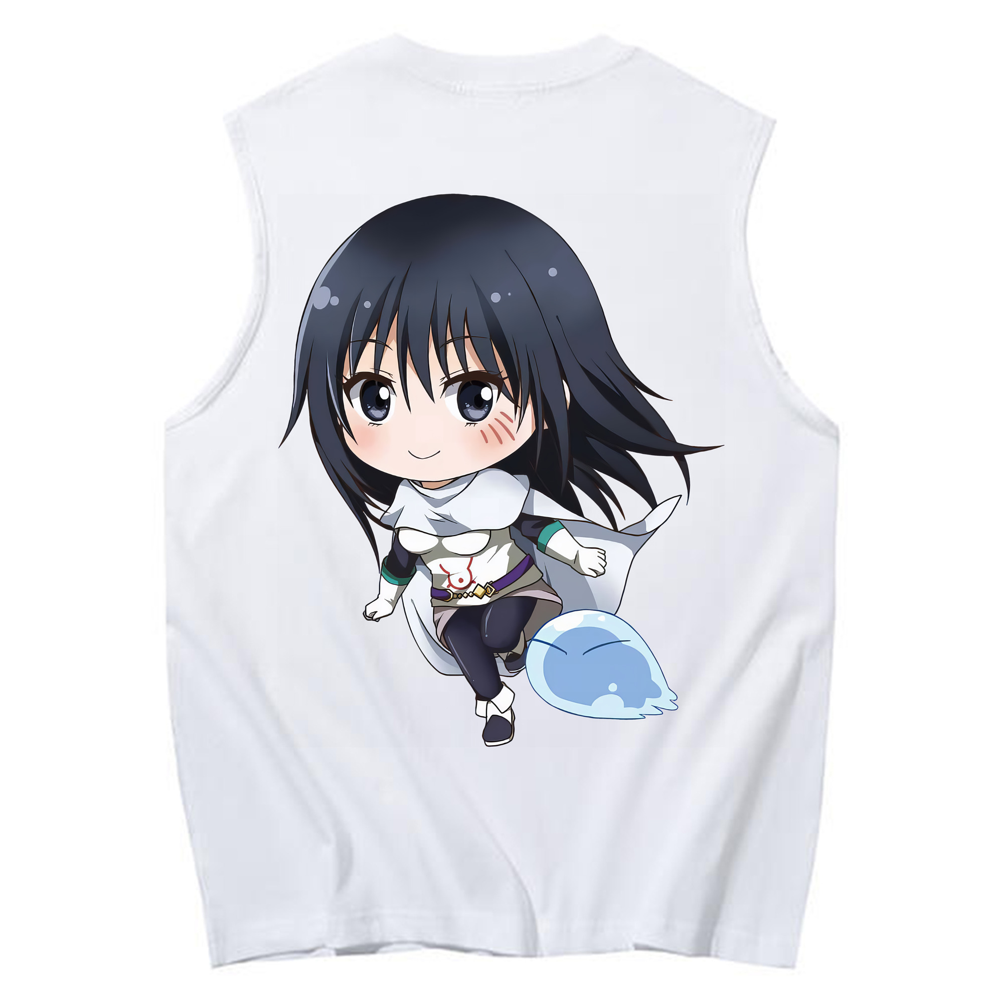 （画像用） 転スラ Regarding Reincarnated to Slime コットン100％タンクトップ（背面プリント）