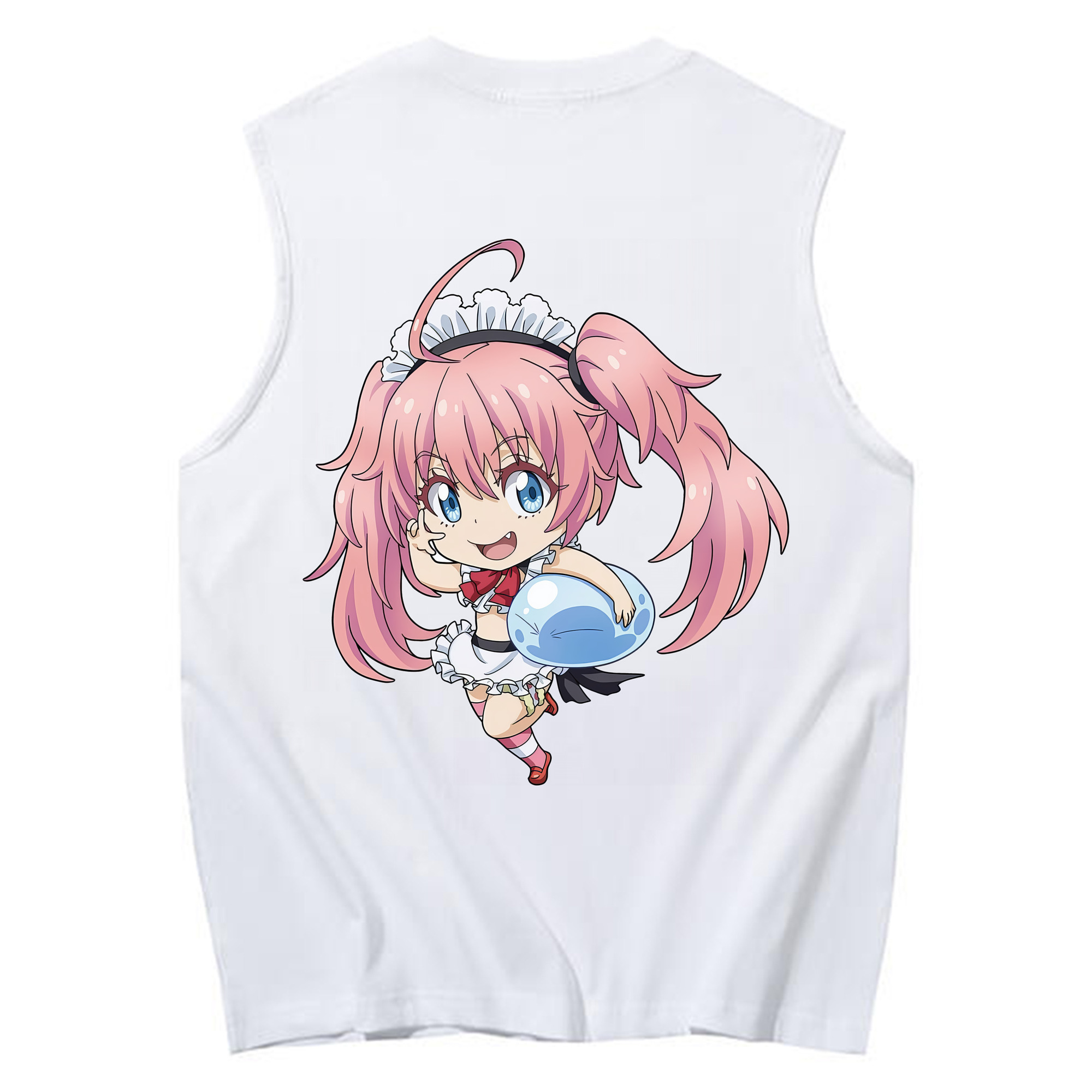 （画像用） 転スラ Regarding Reincarnated to Slime コットン100％タンクトップ（背面プリント）