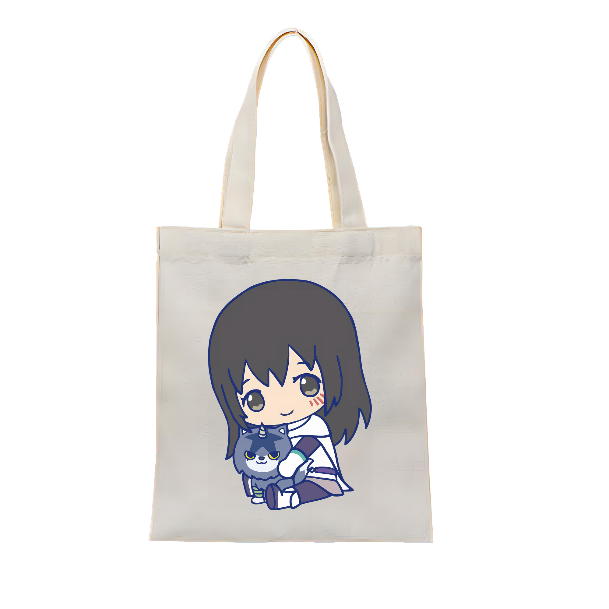 （画像用） 転スラ Regarding Reincarnated to Slime 縦型キャンバス生地手提げバッグ　トートバッグ