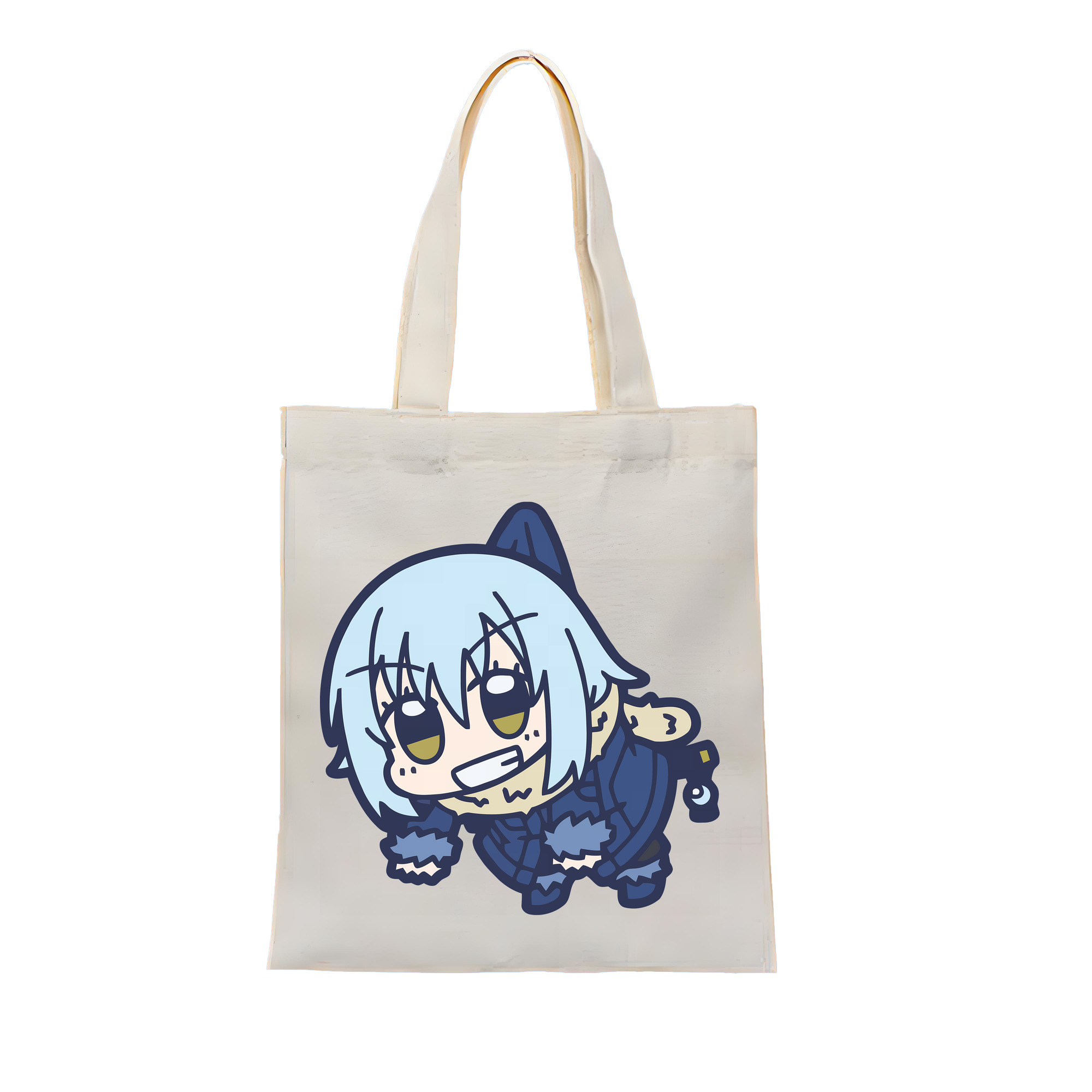 （画像用） 転スラ Regarding Reincarnated to Slime 縦型キャンバス生地手提げバッグ　トートバッグ