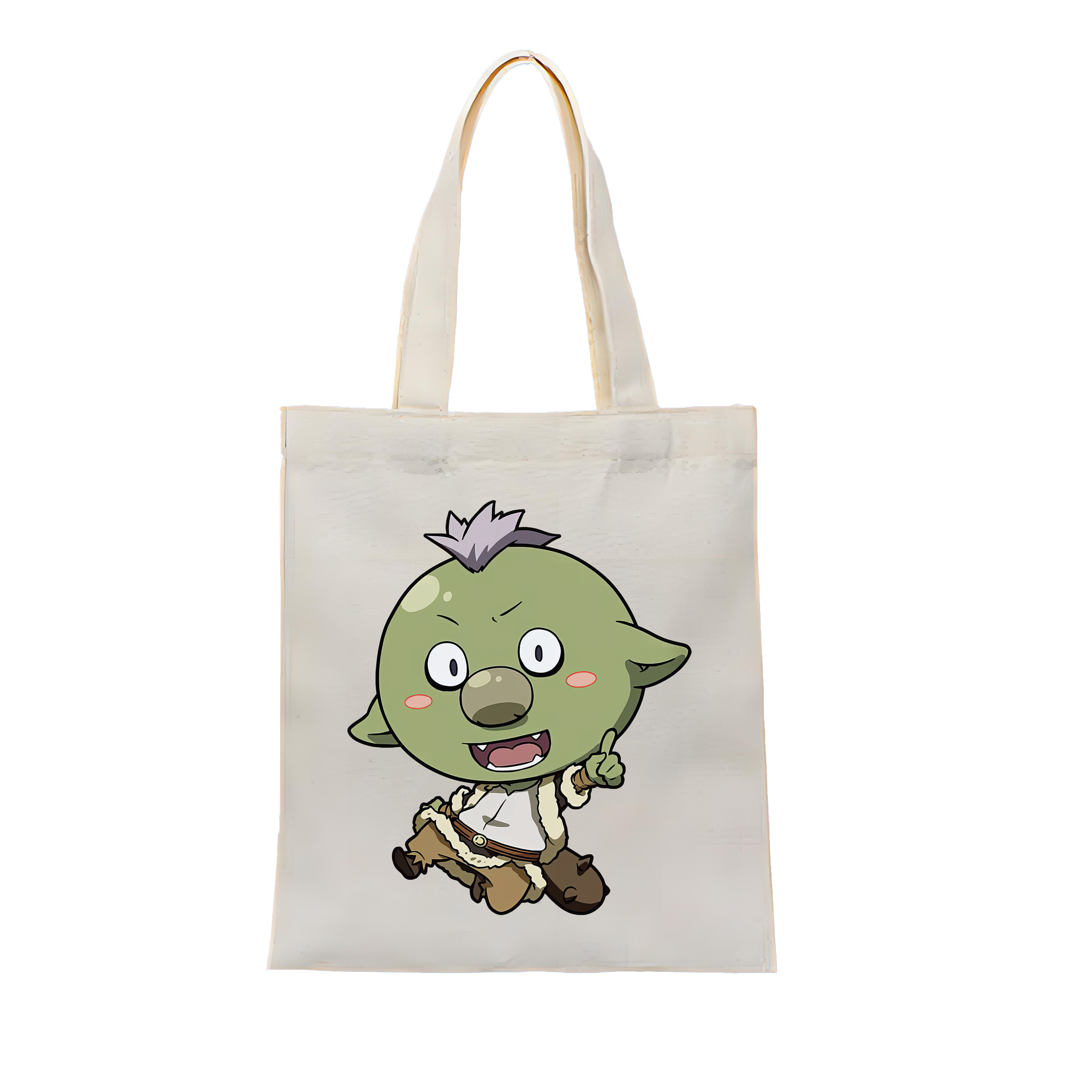 （画像用） 転スラ Regarding Reincarnated to Slime 縦型キャンバス生地手提げバッグ　トートバッグ